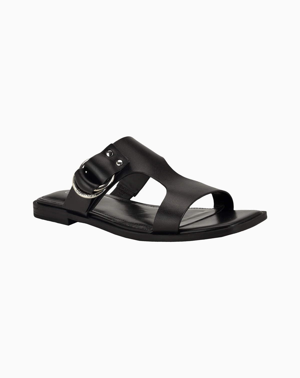 Women's Meritt Leather Flat Slip-On Sandals