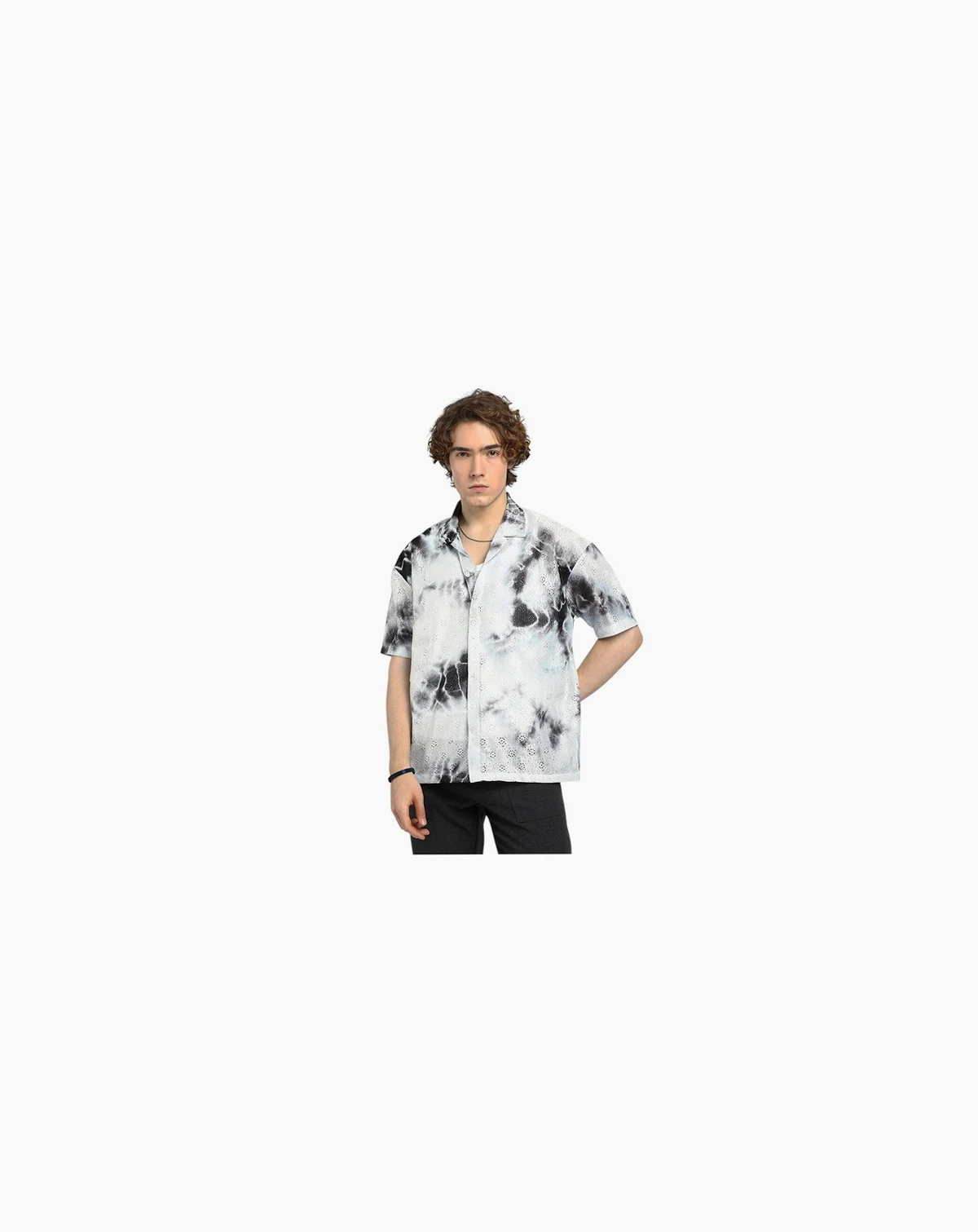 Men's Weave-Textured Shirt