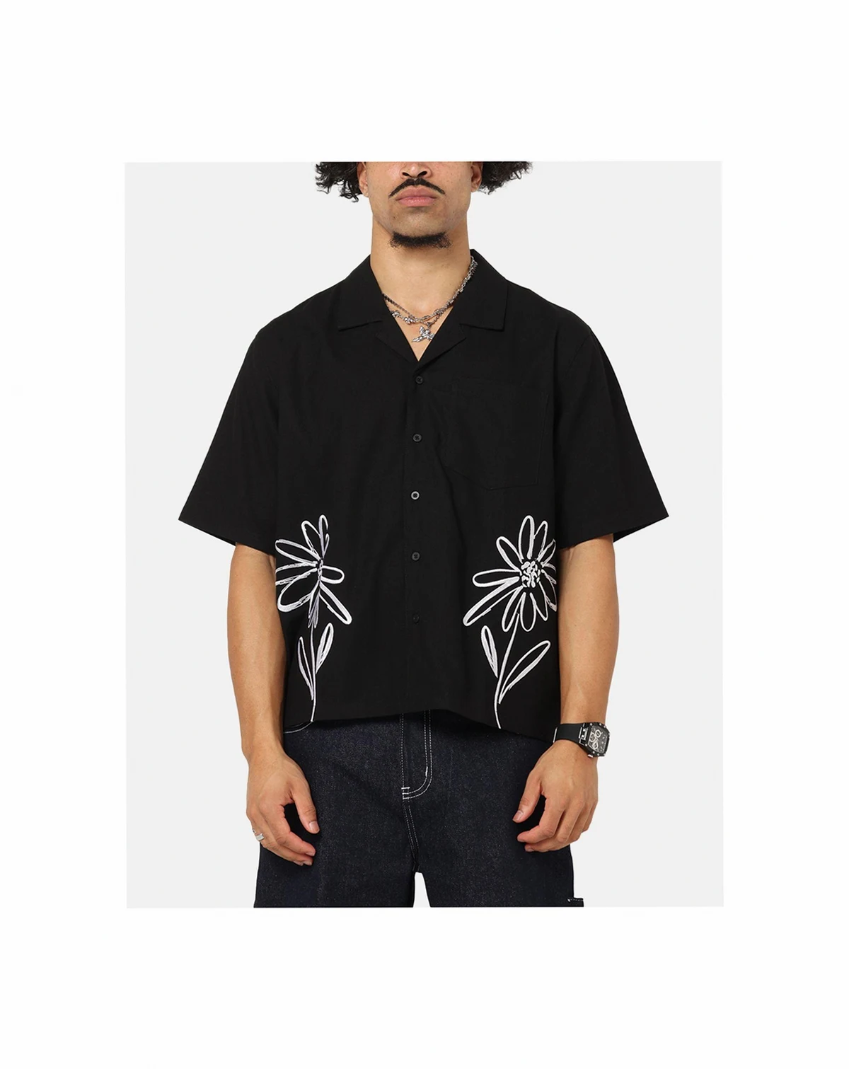 Men's Hand Picked Button Up Shirt