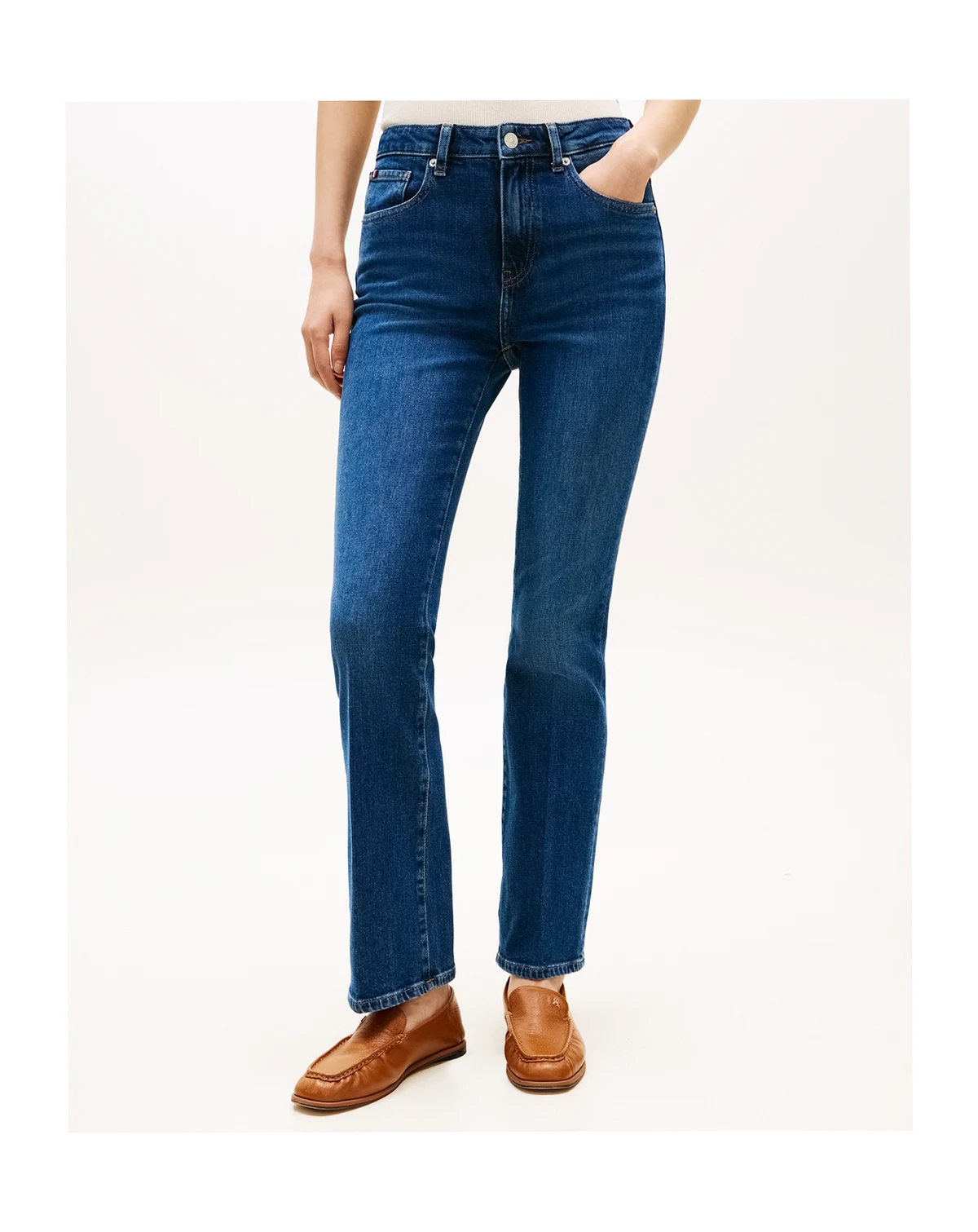 Women's Dark Blue Bootcut Jeans