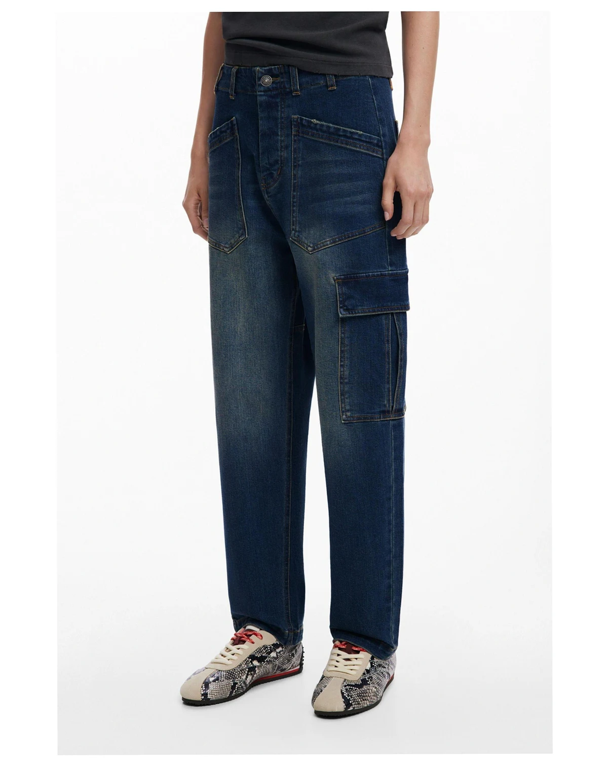 Women's Baggy jeans with pockets