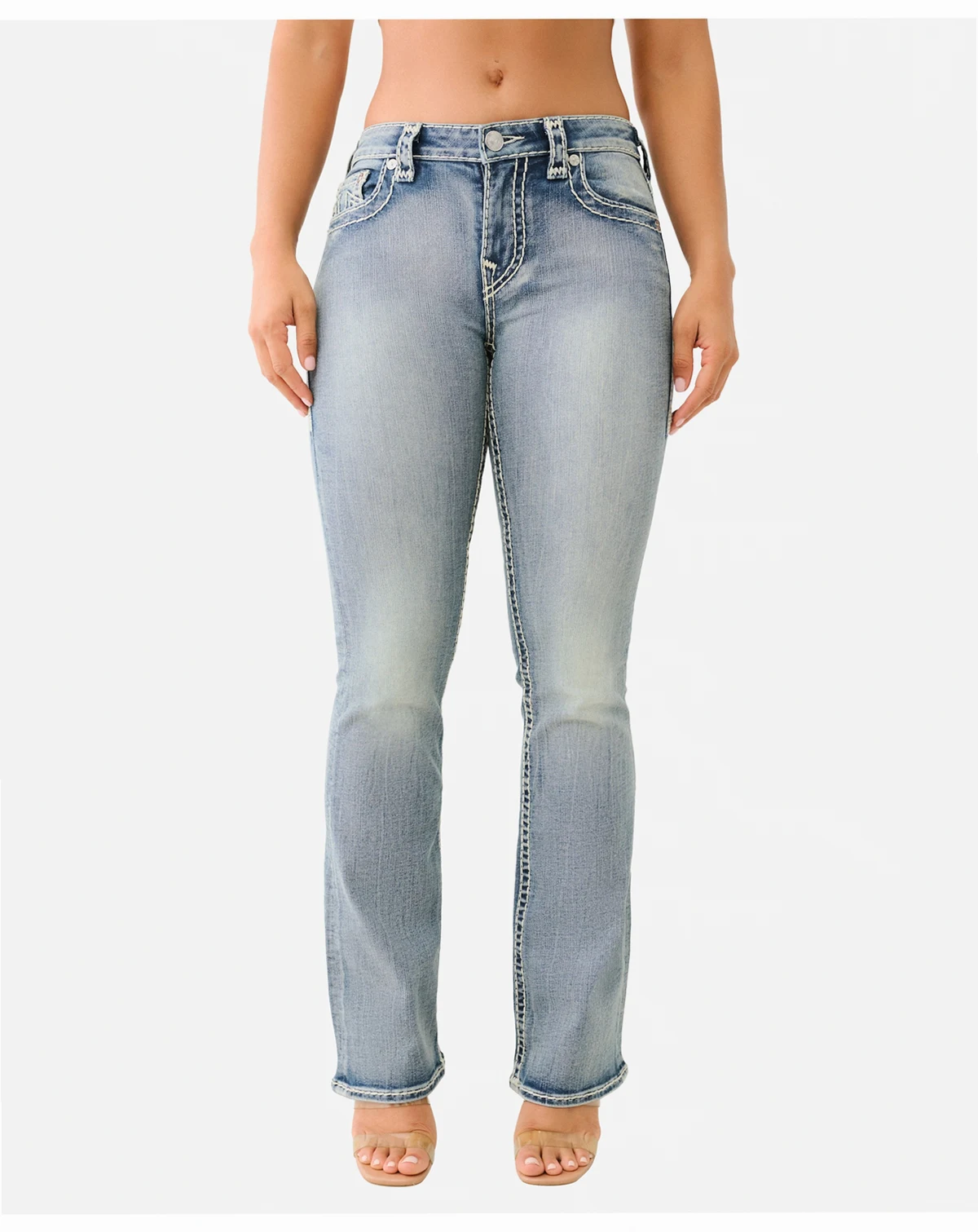 Women's Becca Bootcut Mid Rise Super T Jeans
