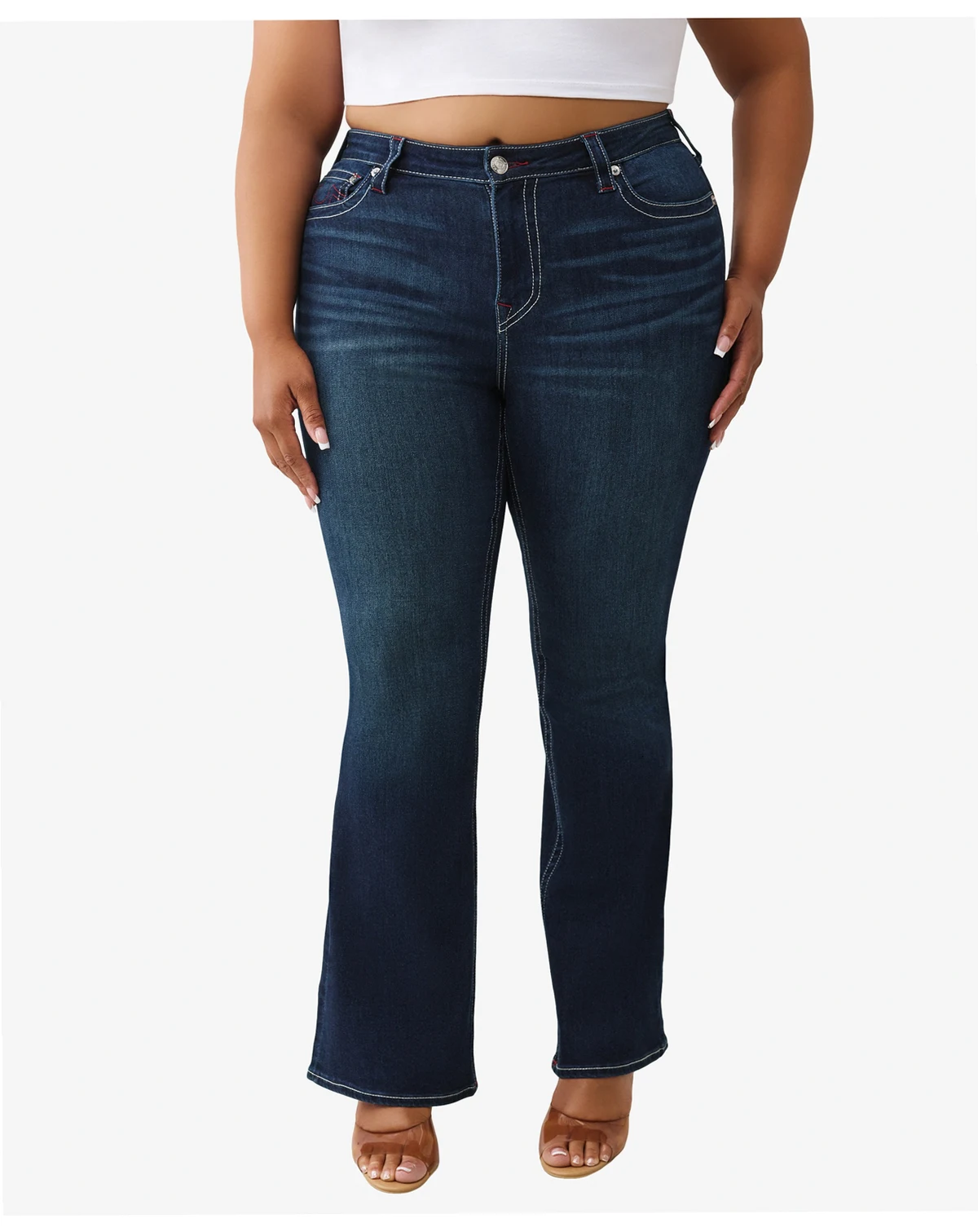 Plus Size Becca Bootcut Mid Rise Jeans