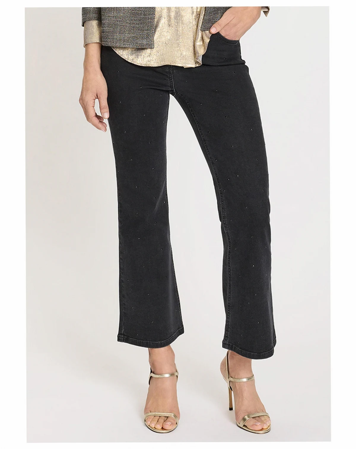Women 's Mona Fit Embellished Cropped Jean