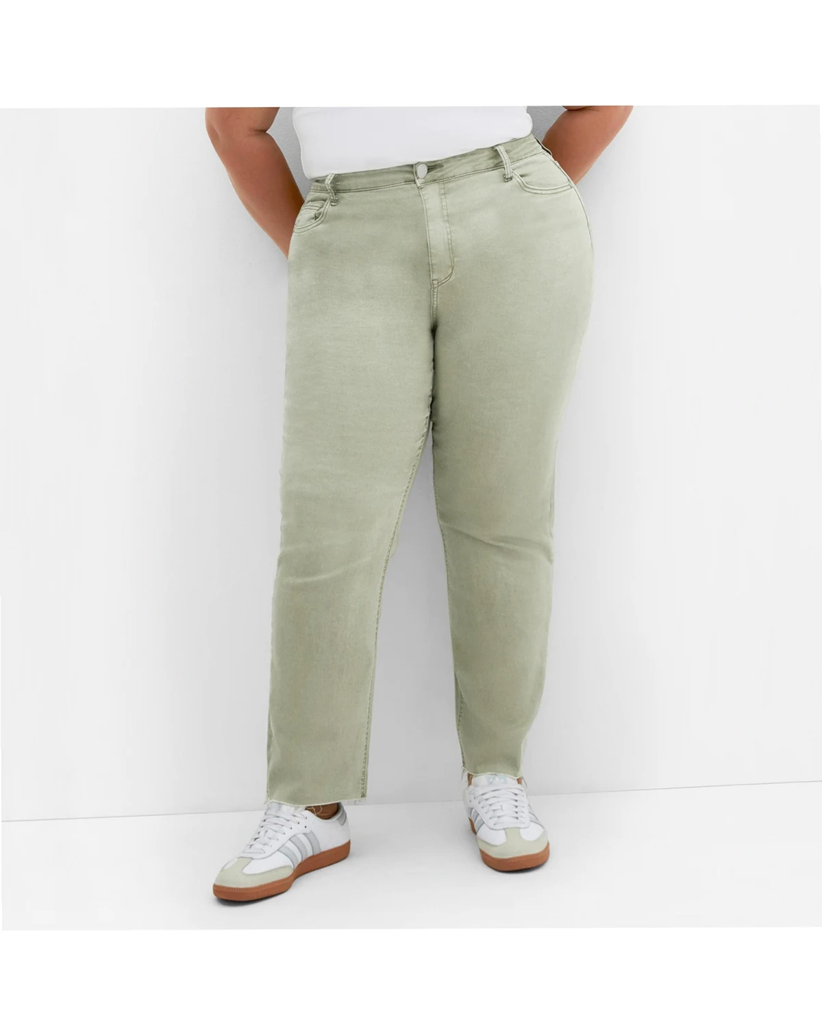 Plus Size Harley Fit Clover Row Straight Jean