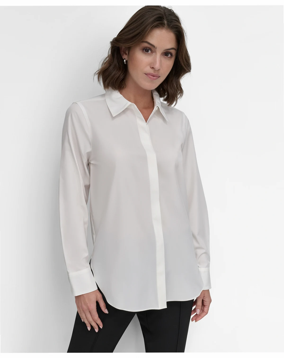 Women's Button-Front Blouse