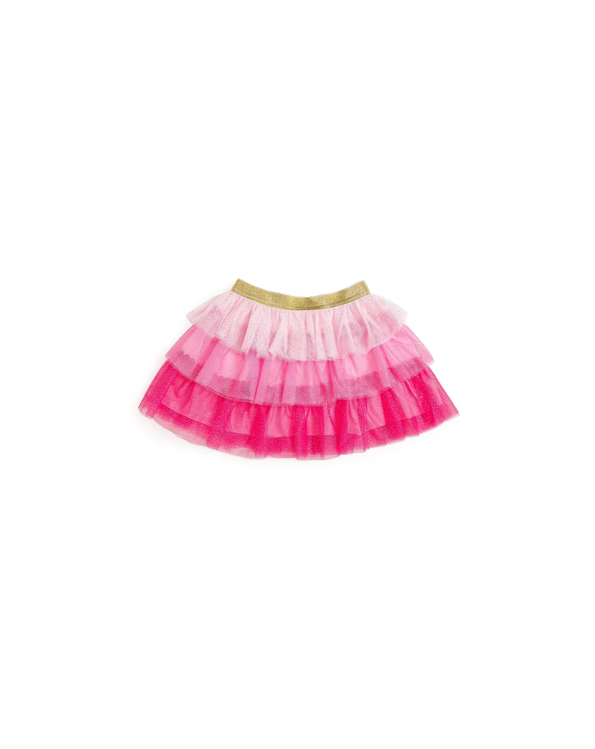 Little and Big Girls Pink Petal Tutu Skirt