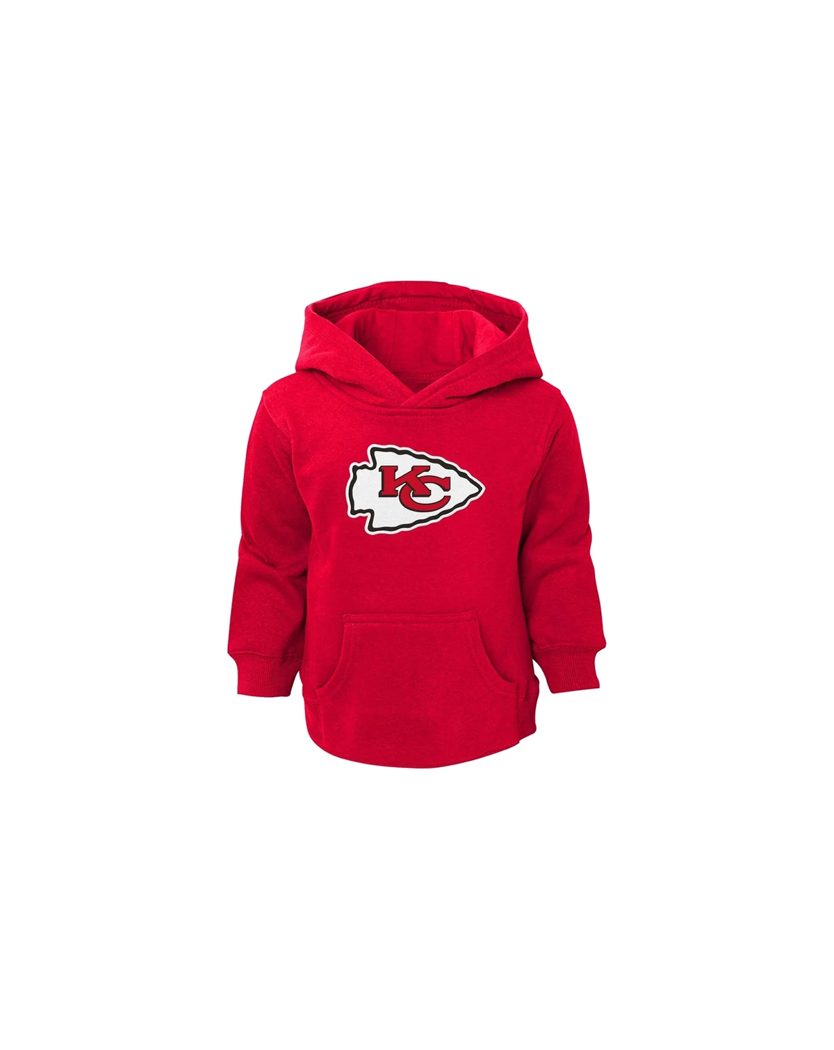 Toddler Boys and Girls Red Kansas City Chiefs Logo Pullover Hoodie