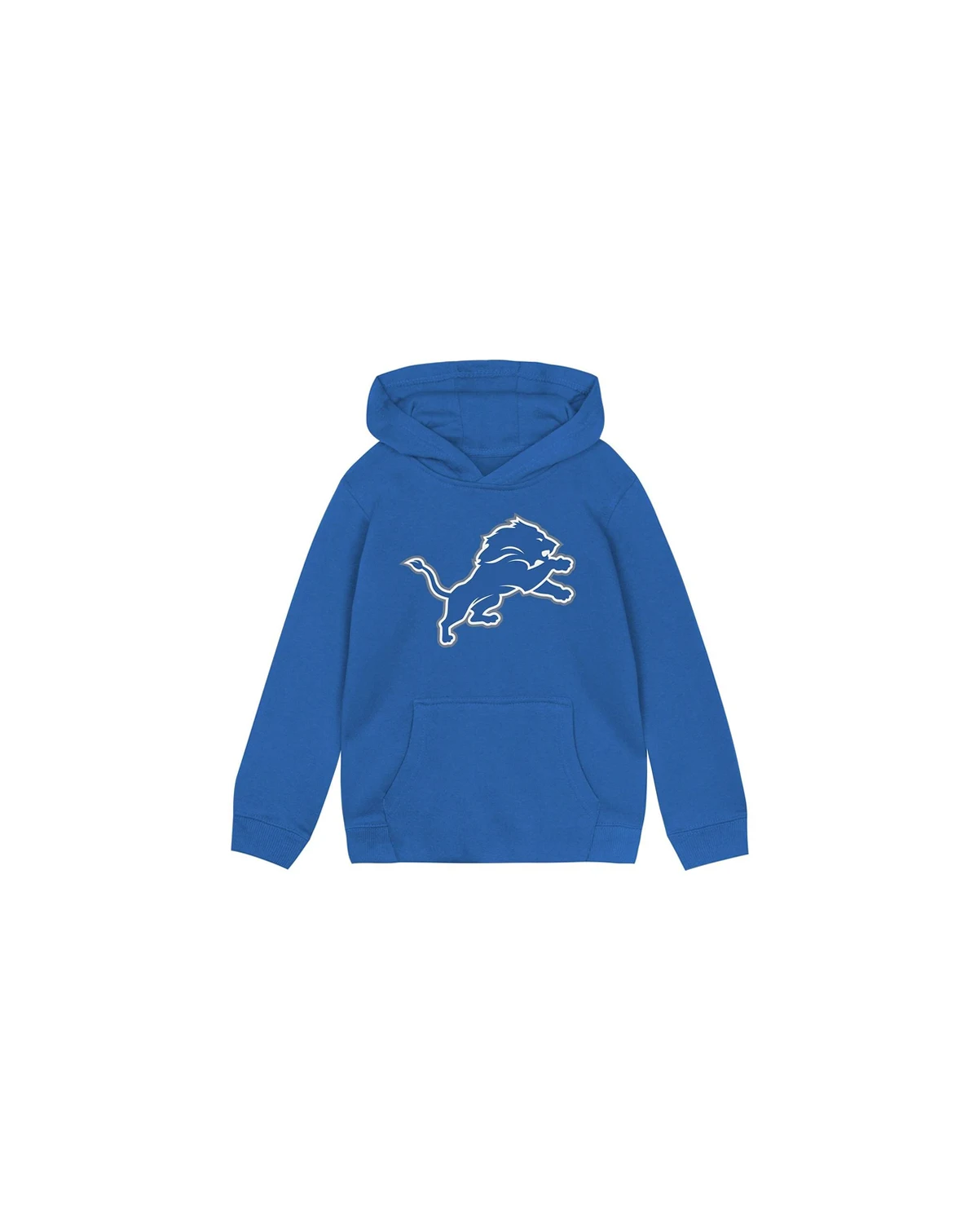 Toddler Blue Detroit Lions Logo Pullover Hoodie
