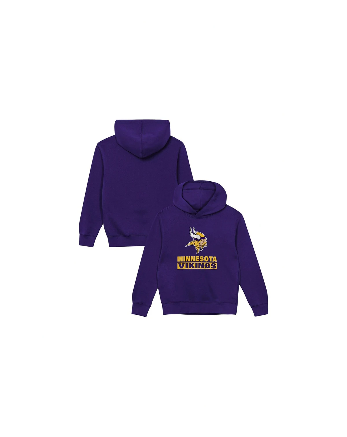 Toddler Purple Minnesota Vikings Back to Basics Hoodie