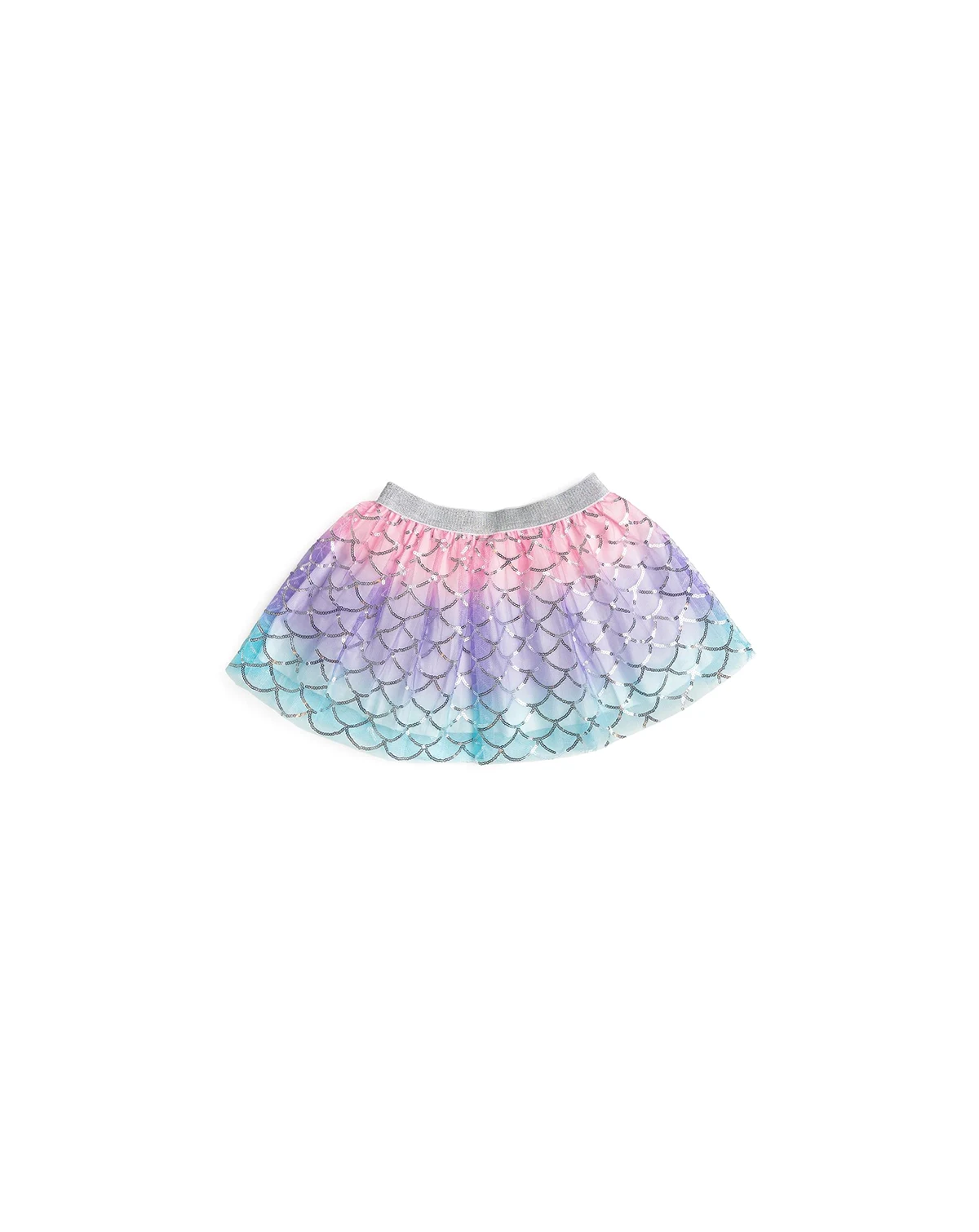 Little and Big Girls Sparkling Mermaid Tutu Skirt