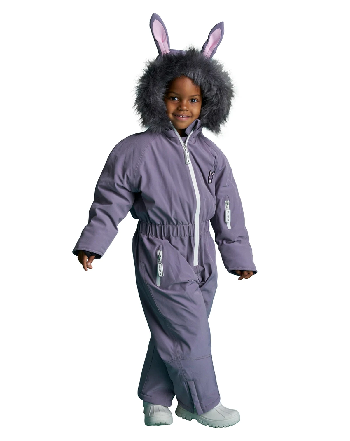 Toddler Girls Hop the Bunny Ski Suit