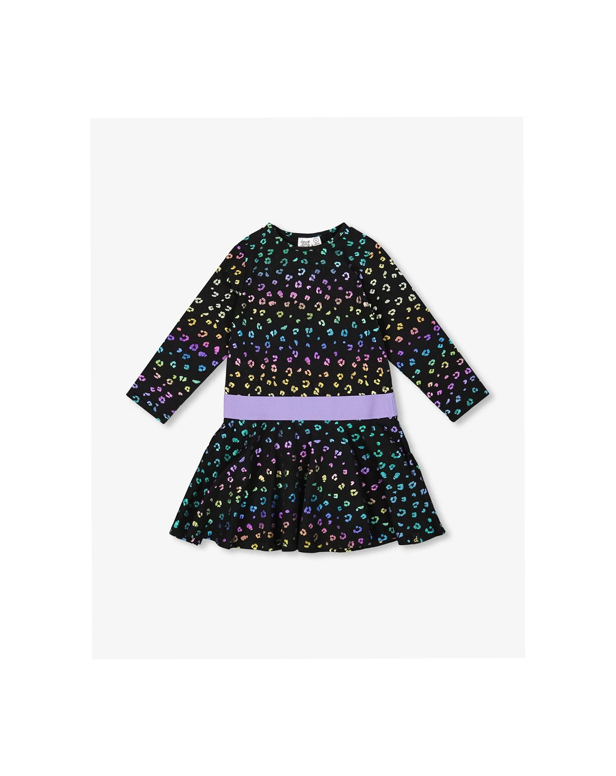 Toddler Girls Jersey Dress Multicolor Leopard Print - Toddler|Child
