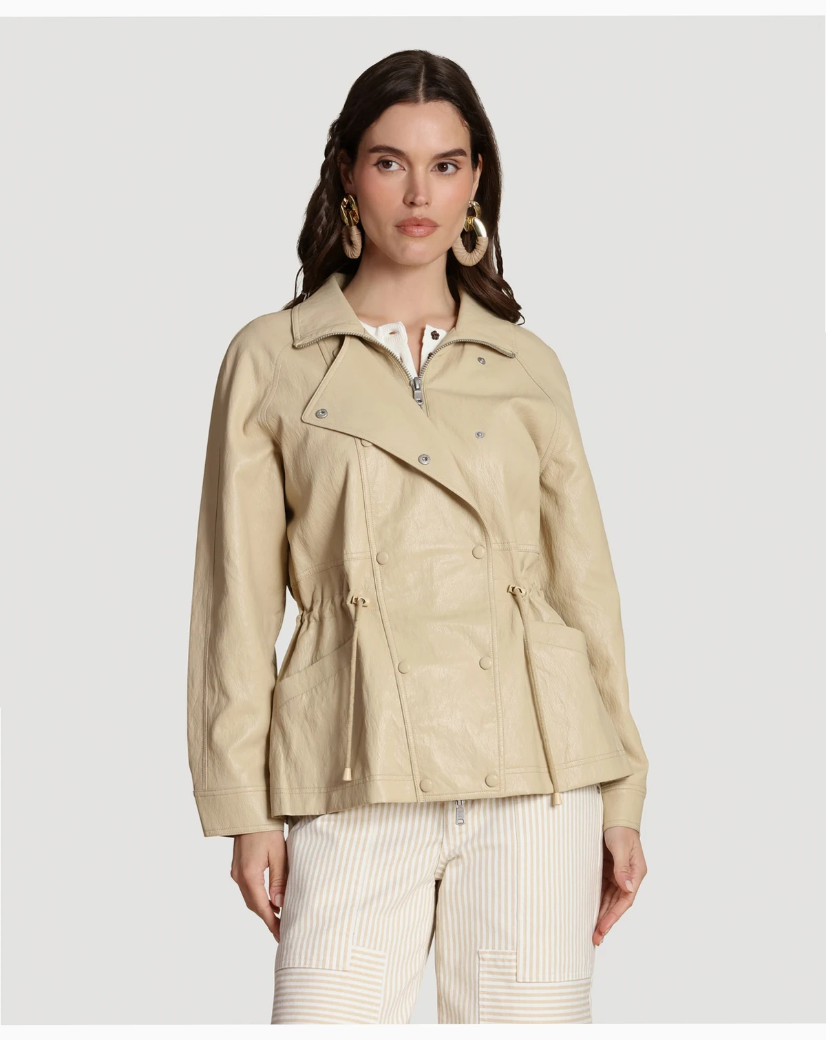 Women's Turtleneck Anorak Jacket