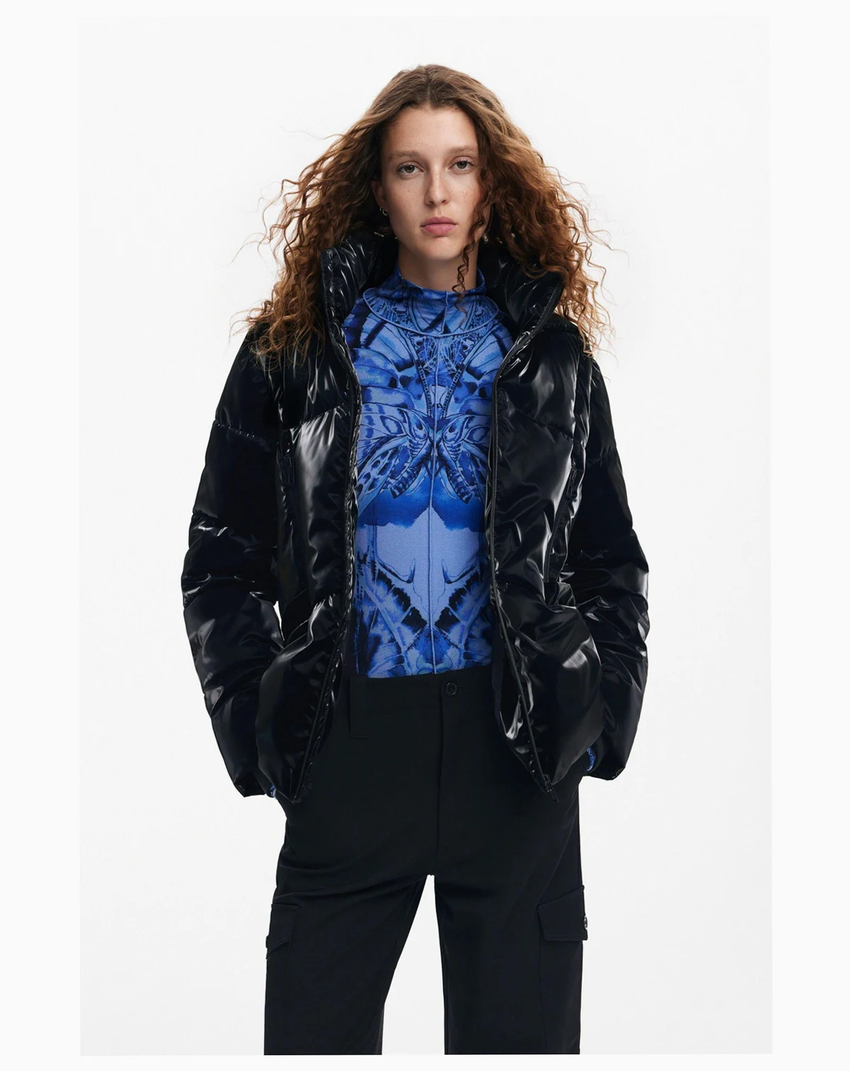 Women's Padded coat with hood