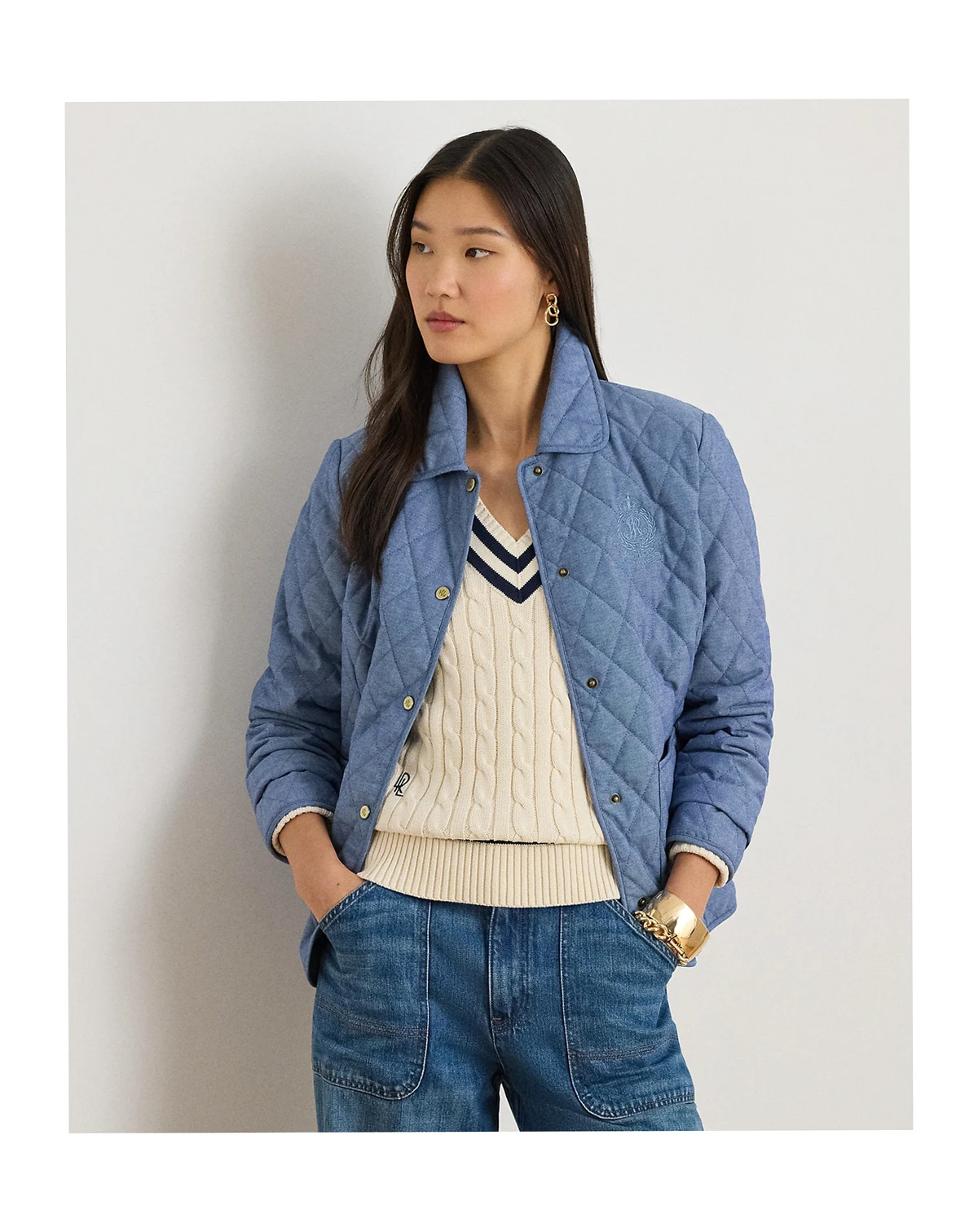 Women's Crested Diamond-Quilted Barn Jacket