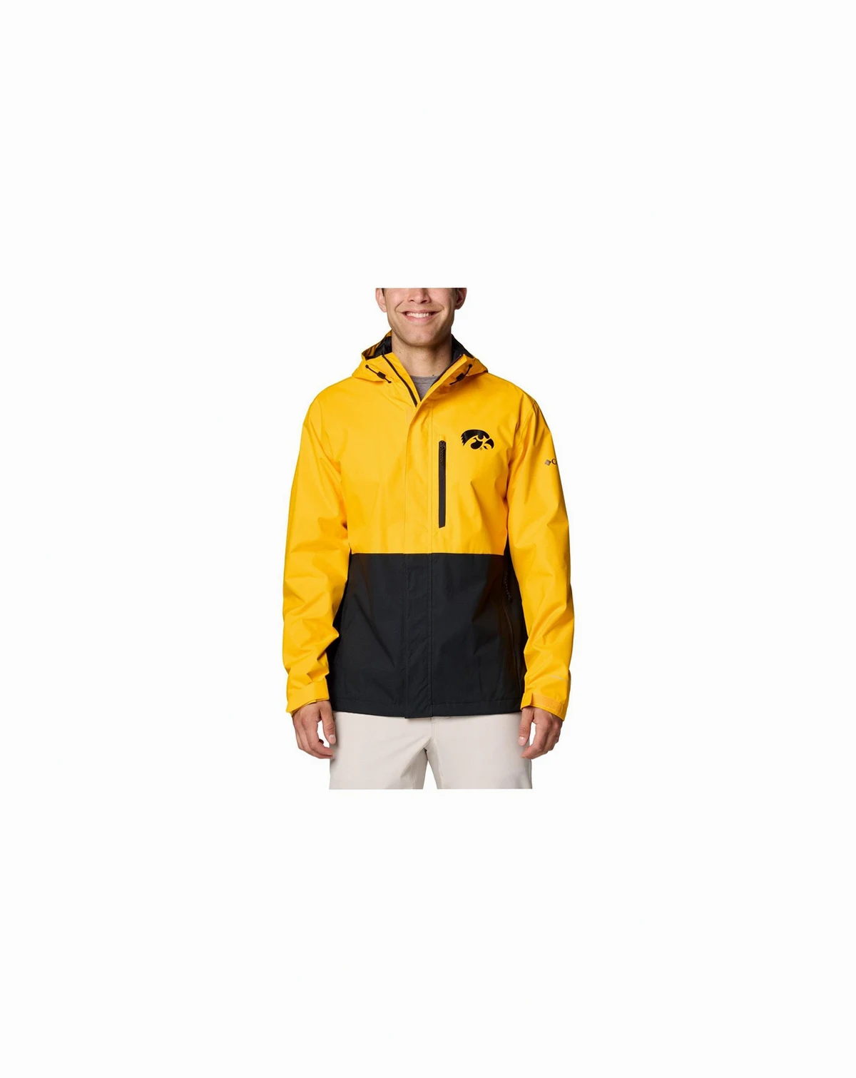 Men's Gold Iowa Hawkeyes Field Bound Omni-Tech™ Full-Zip Jacket