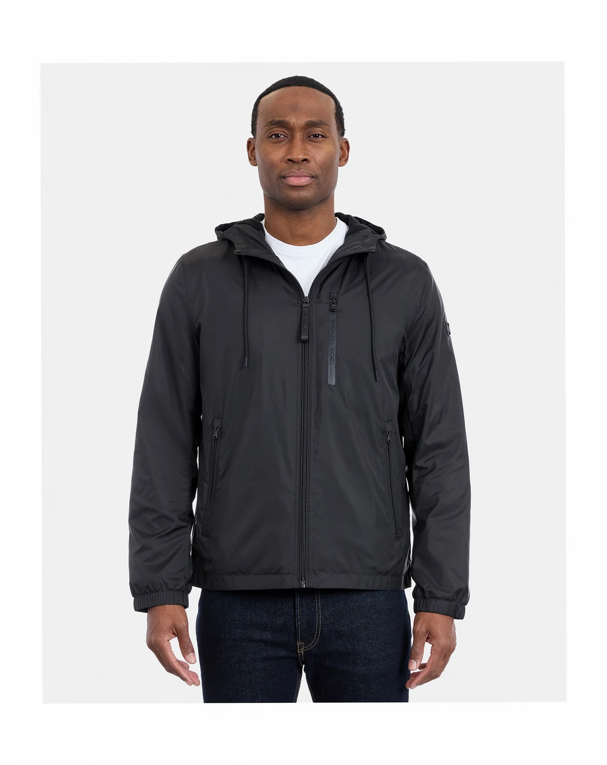 Men's Hooded Windbreaker Jacket