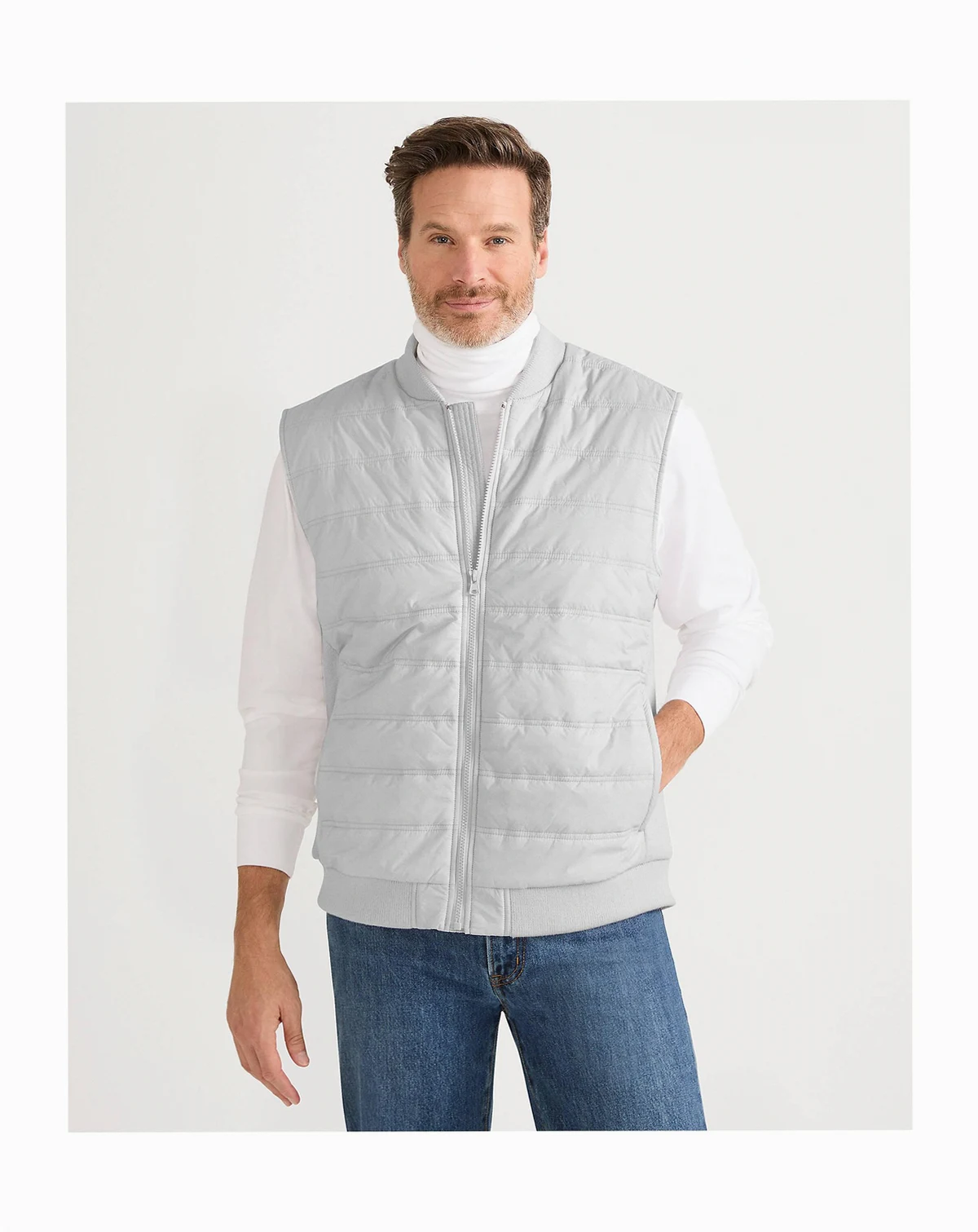 Men's Sweater Hybrid Vest
