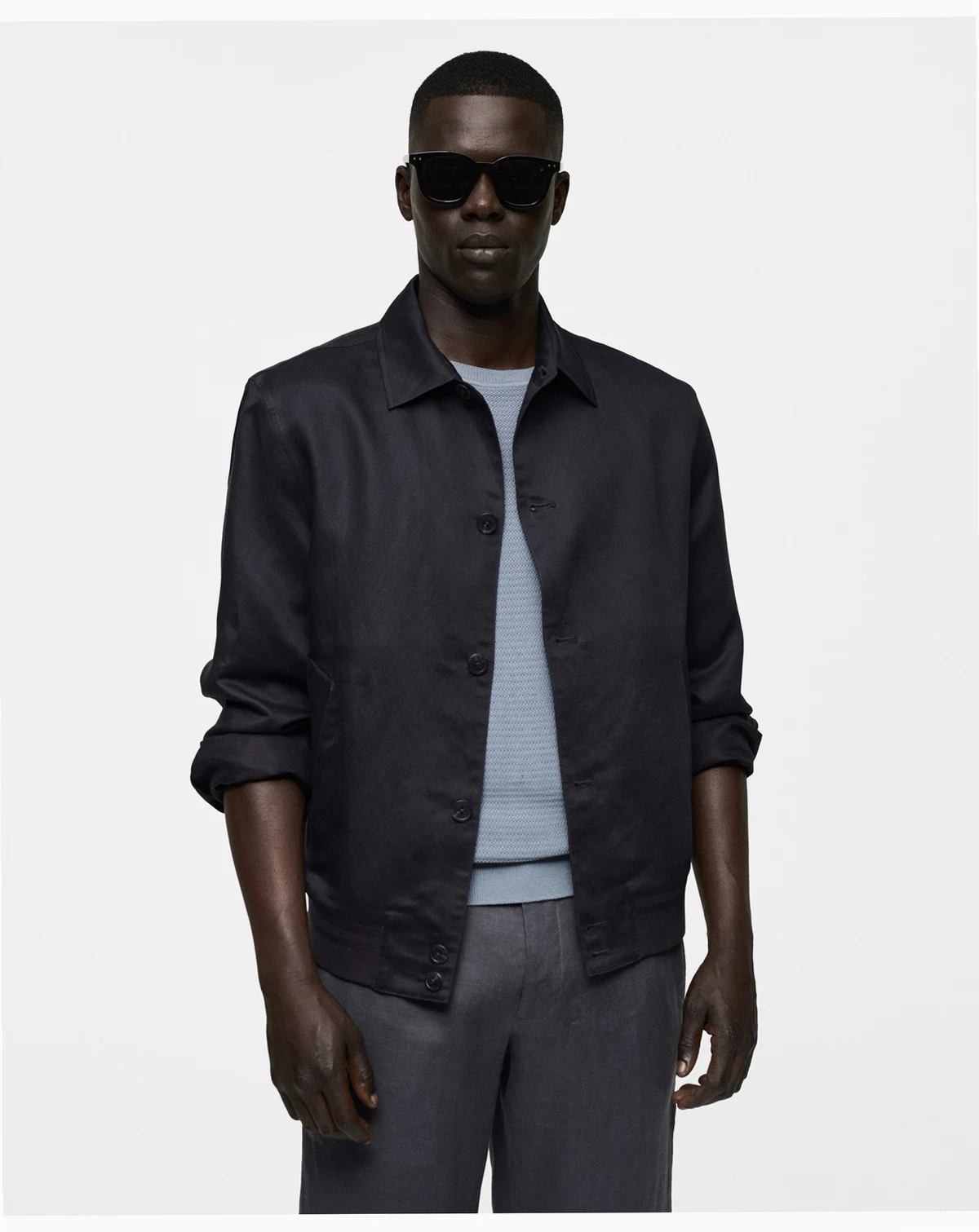 Men's Linen Blend Jacket
