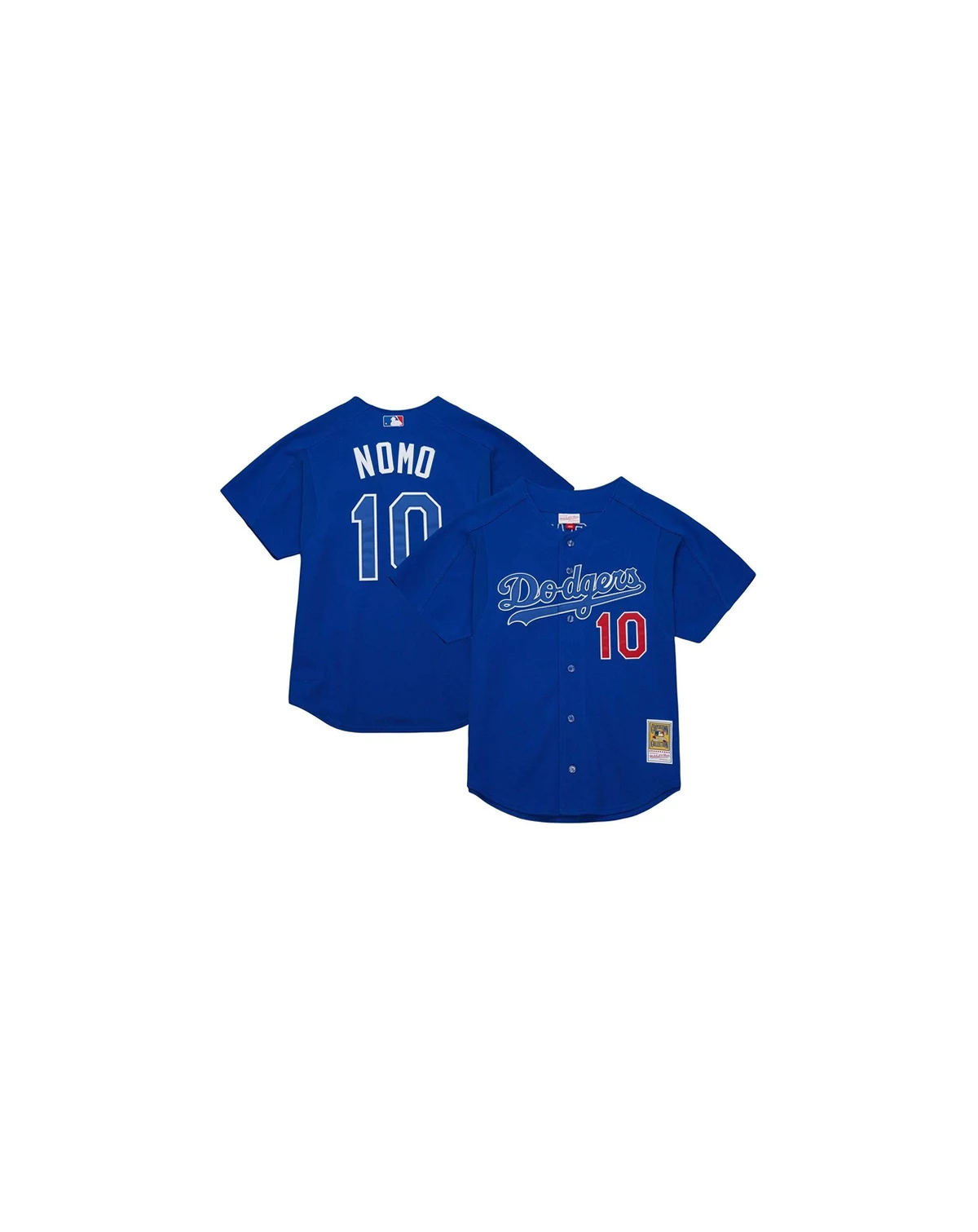 Men's Hideo Nomo Royal Distressed Los Angeles Dodgers Cooperstown Collection 2004 Batting Practice Jersey