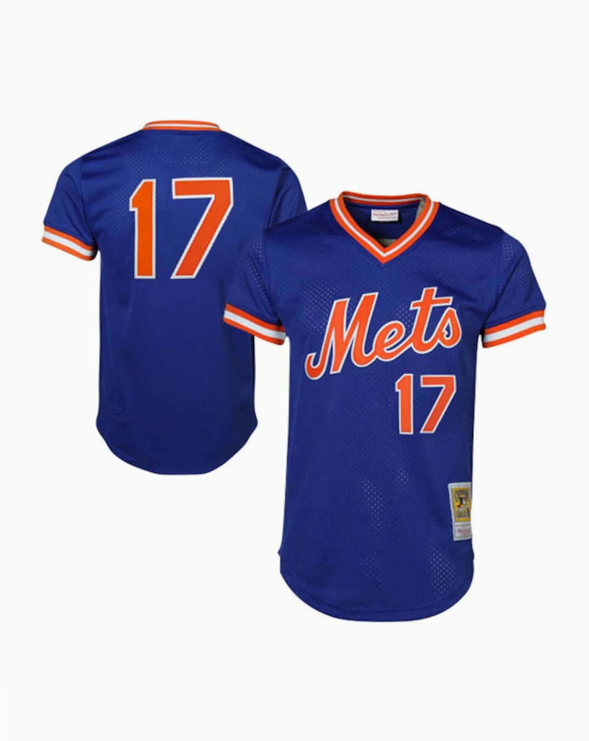 Men's Keith Hernandez Royal New York Mets Cooperstown Mesh Batting Practice Jersey