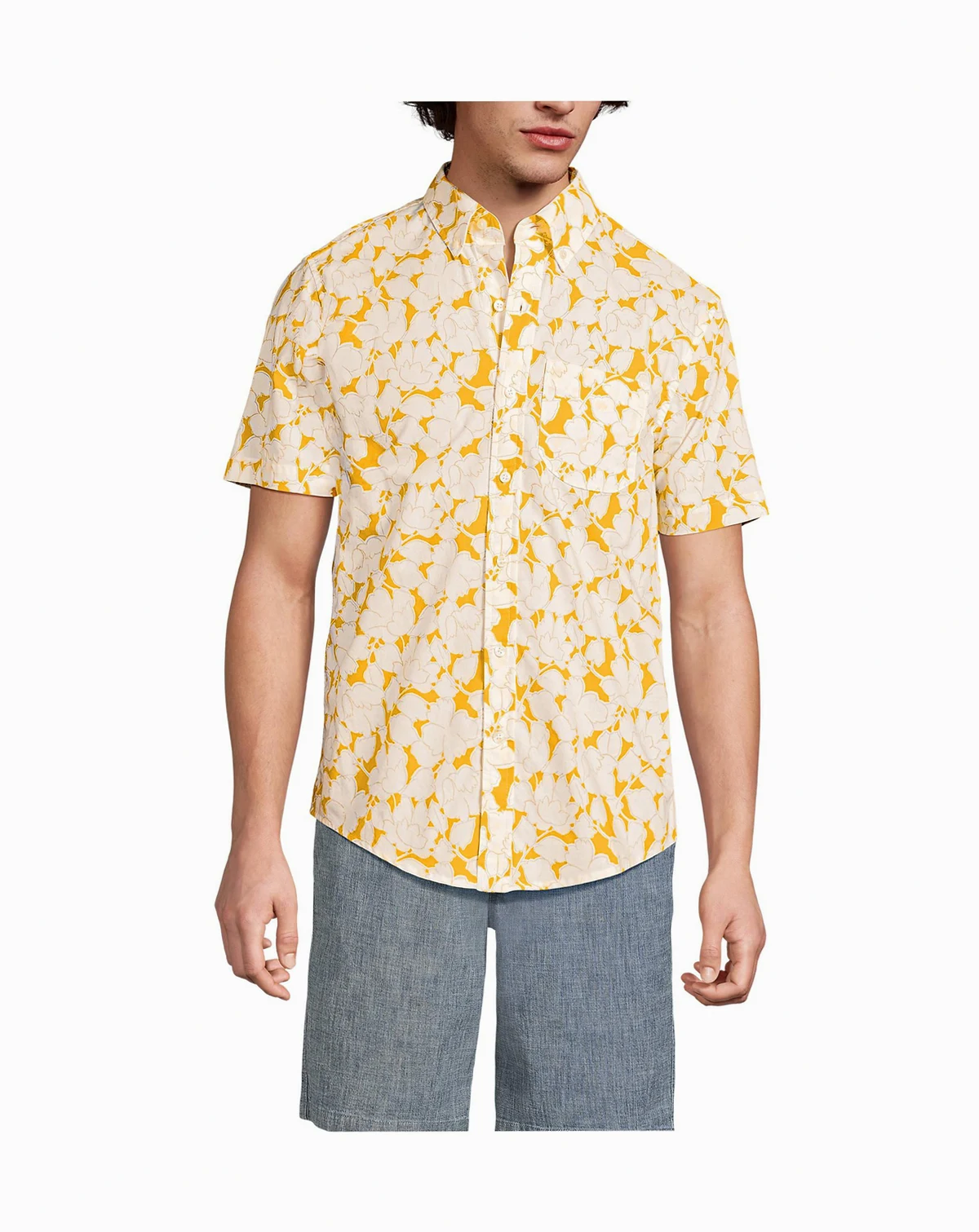 Men's Short Sleeve Poplin Shirt