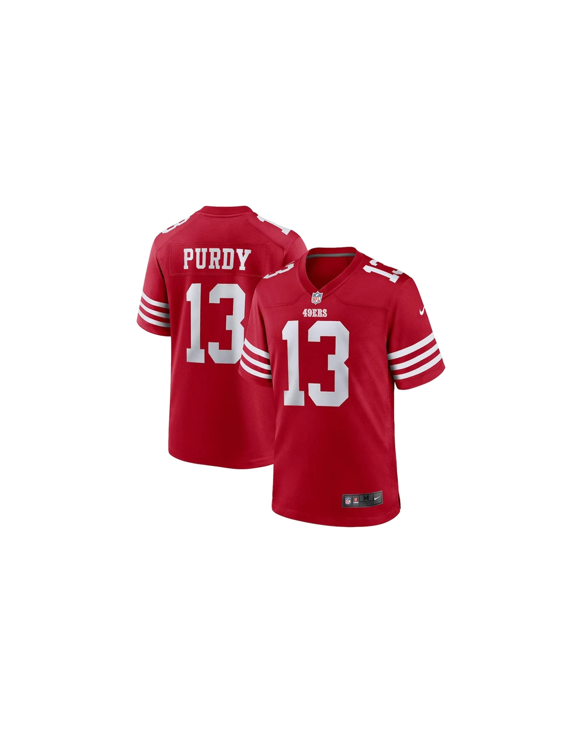 Men's Brock Purdy Scarlet San Francisco 49ers Game Player Jersey
