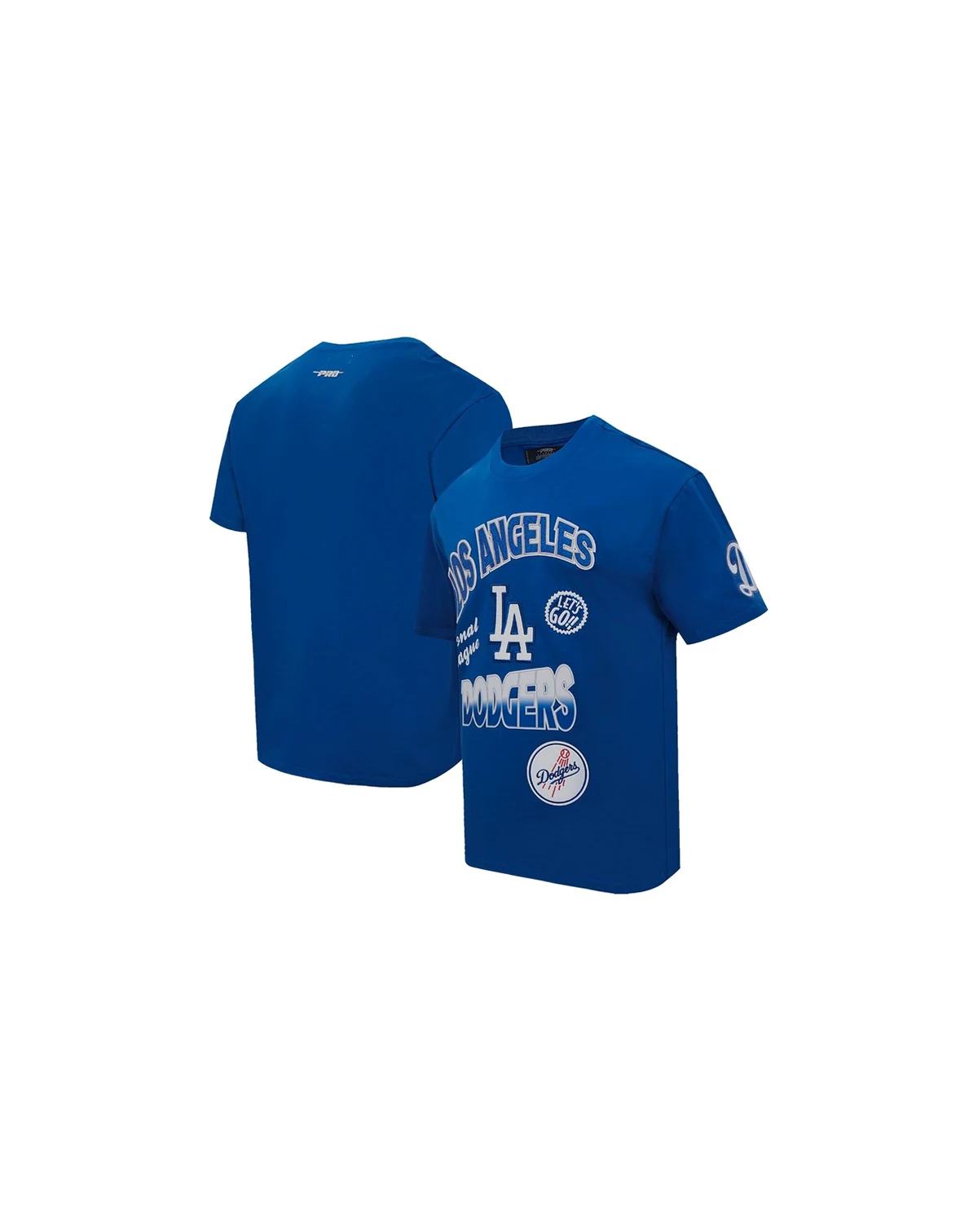 Men's Royal Los Angeles Dodgers Turn It Up Dropped Shoulder T-Shirt