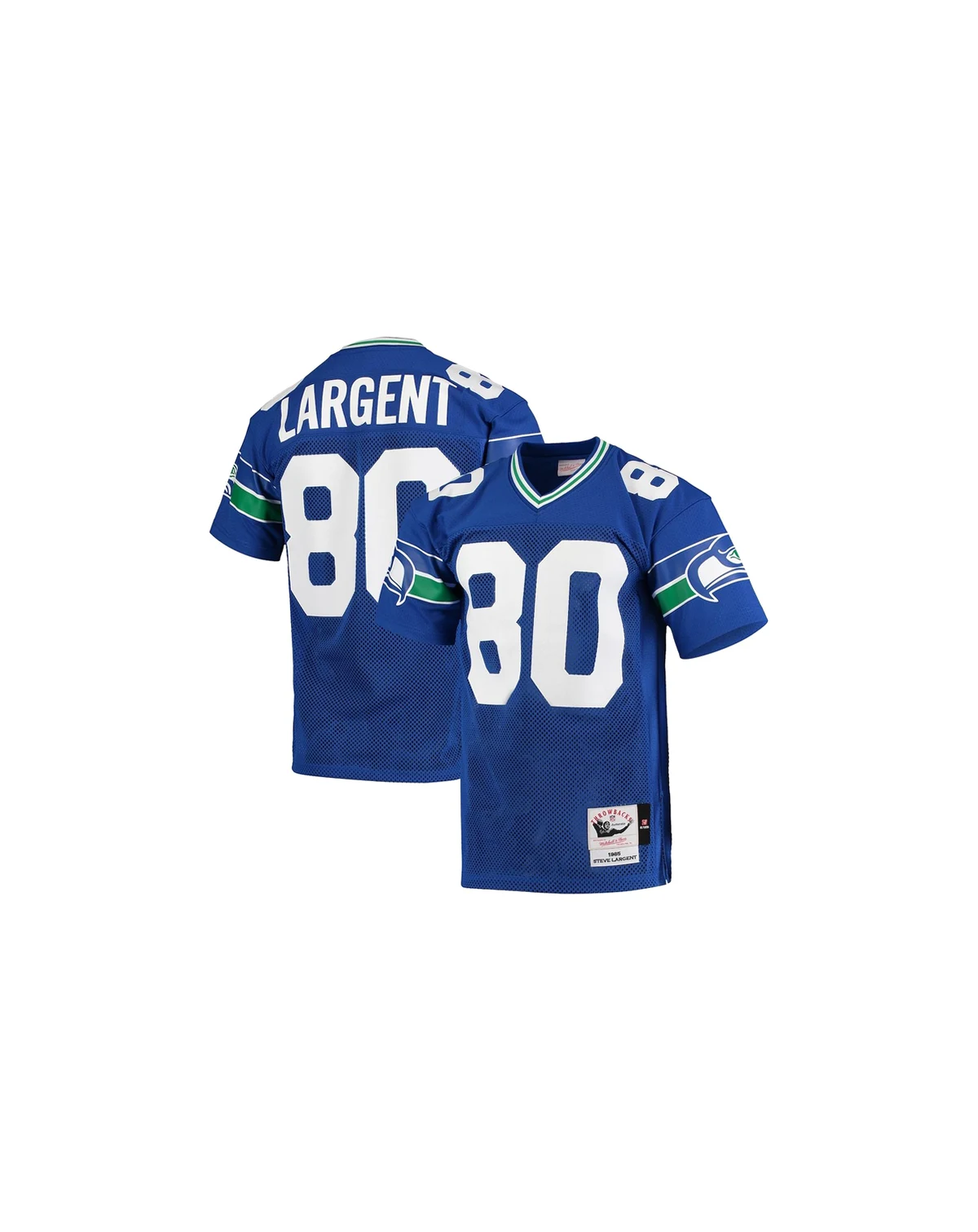 Men's Steve Largent Royal Seattle Seahawks Authentic Retired Player Jersey