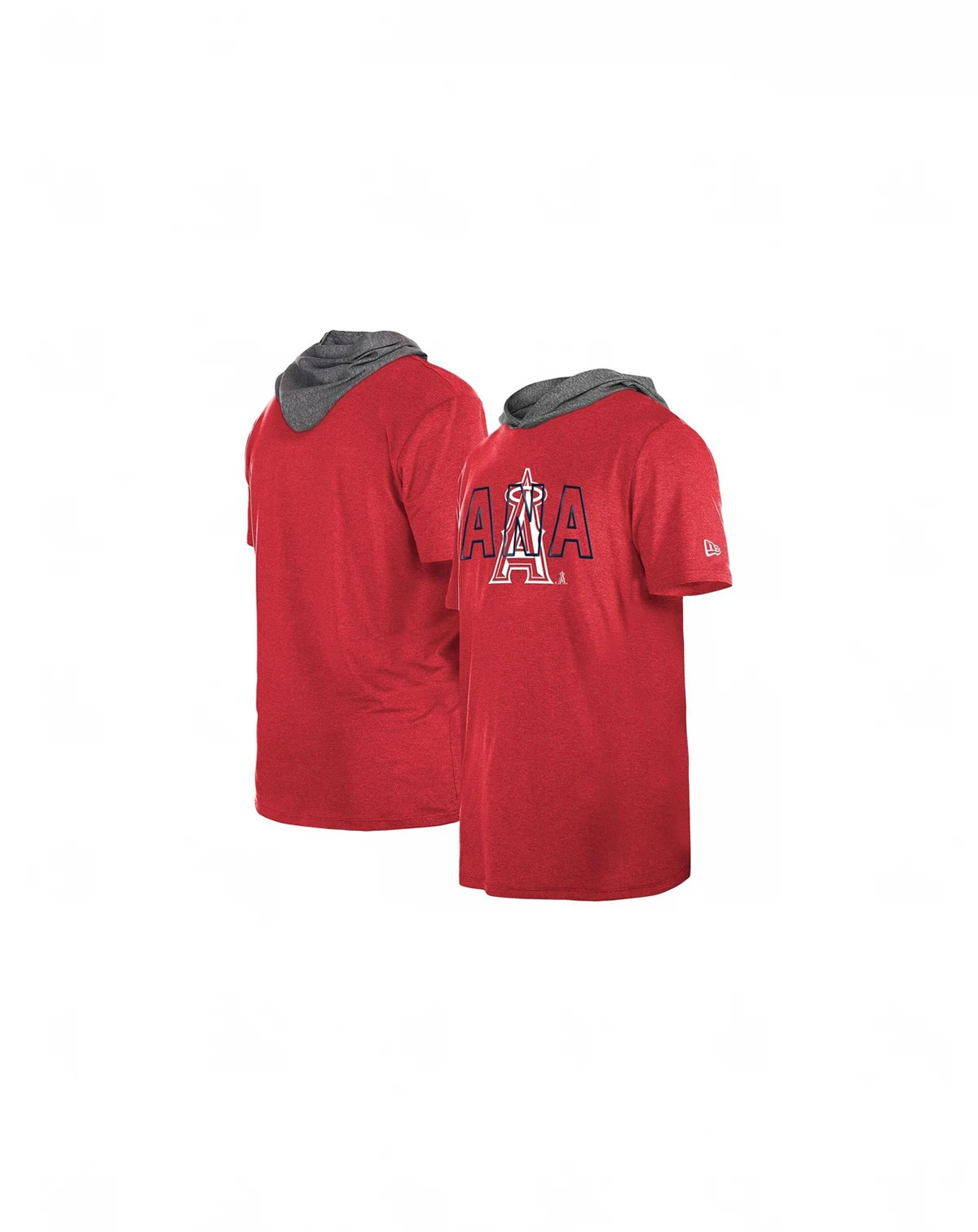 Men's Red Los Angeles Angels Team Hoodie T-shirt