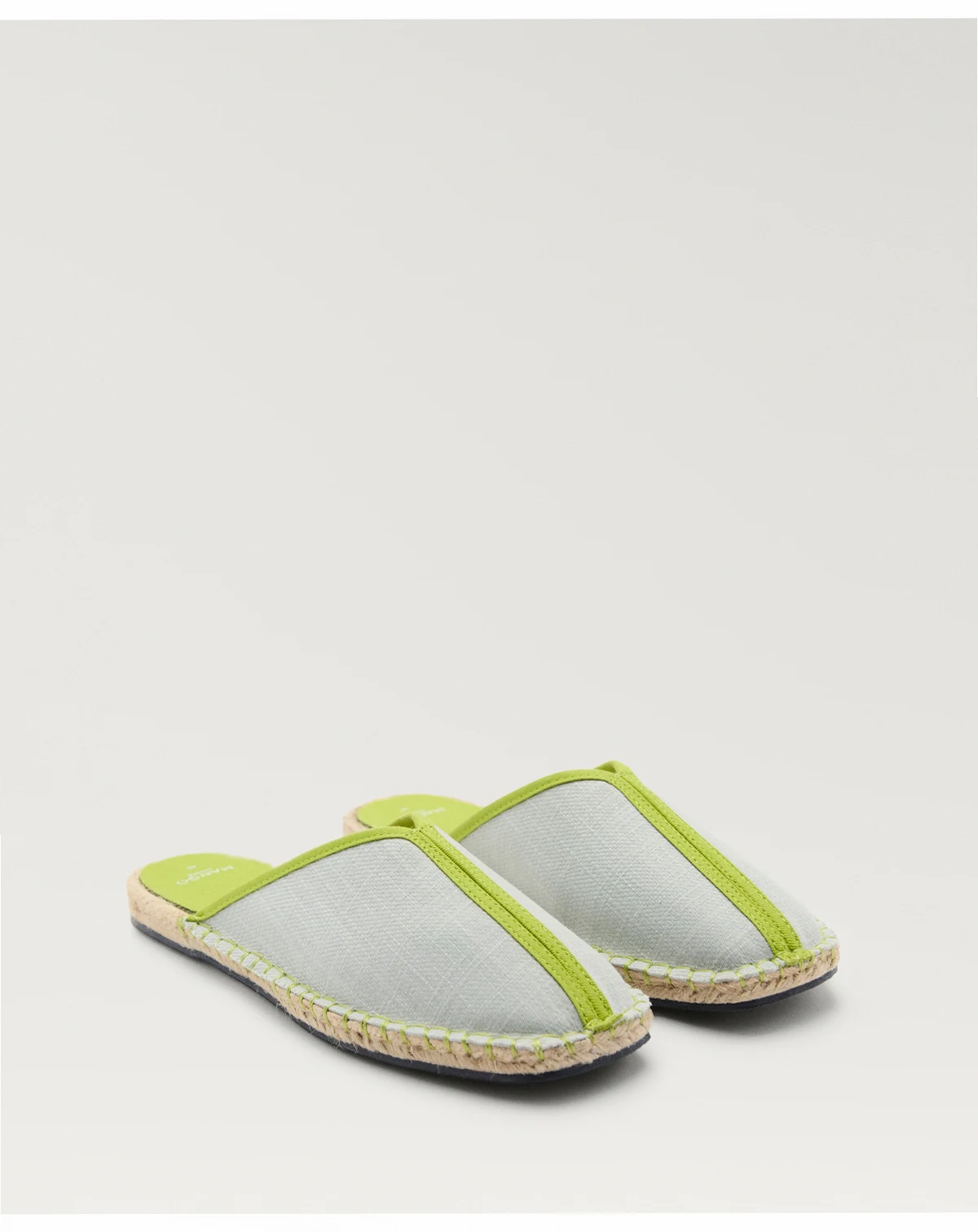 Women's Contrast Stitch Espadrille Slip-Ons