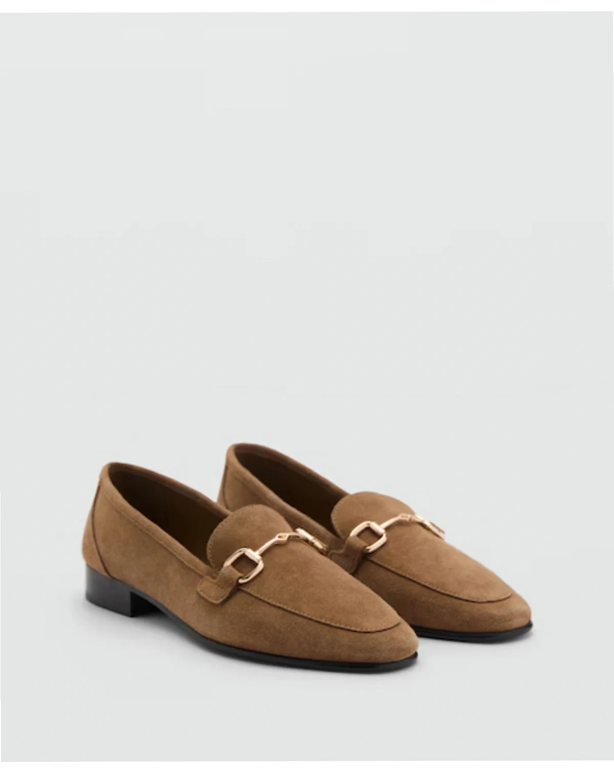 Women's Buckle Leather Moccasins