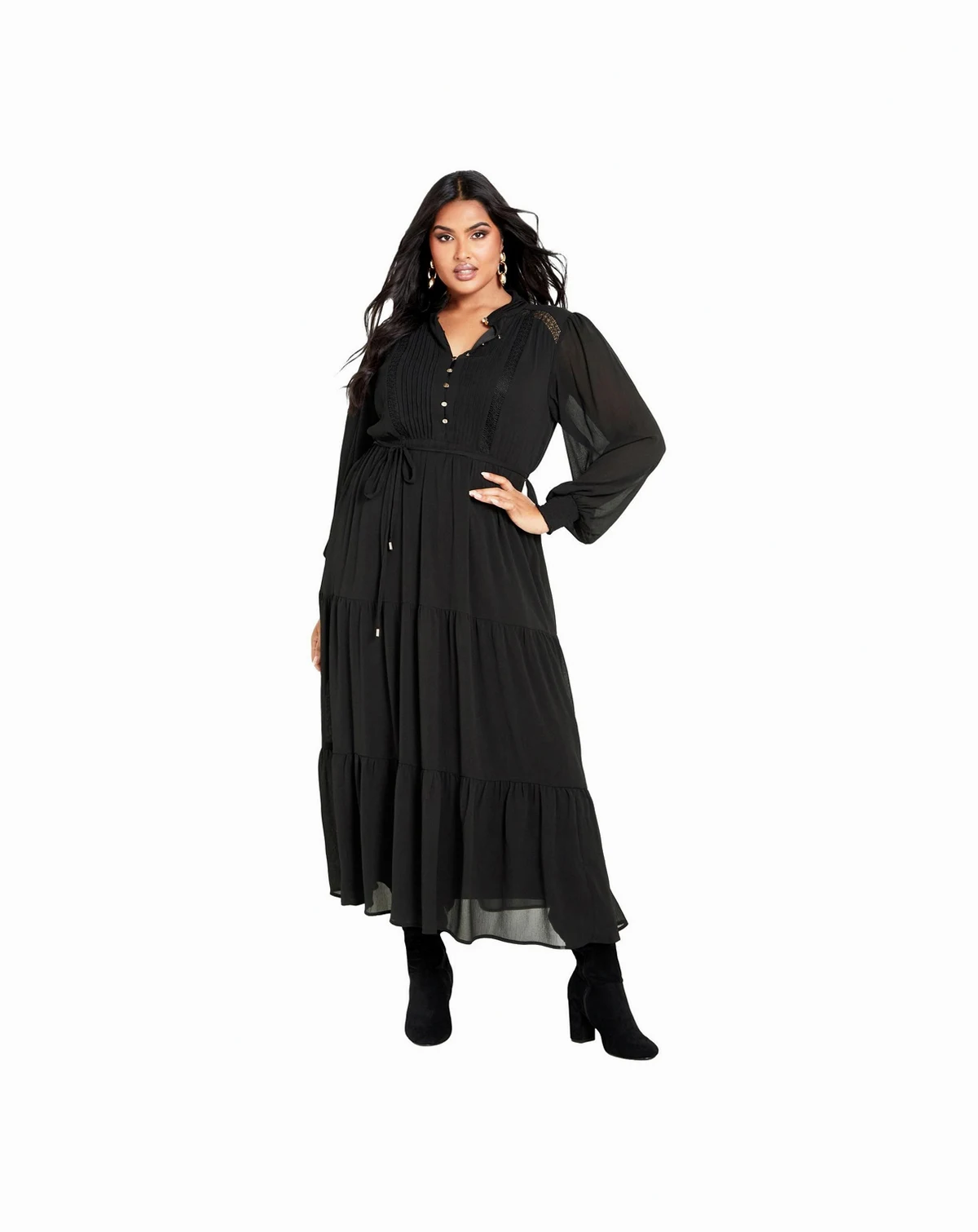 Women's Jasmine Tiered Maxi Dress