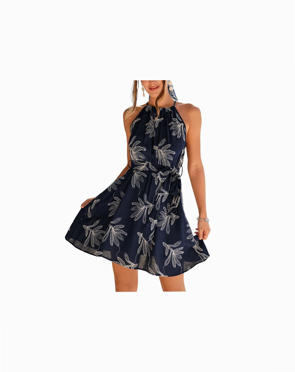 Women's Mermaiden Tropical Mini Beach Dress