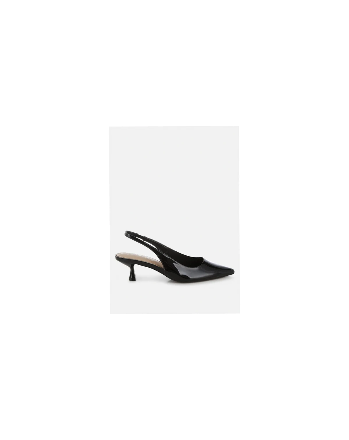Pentas Kitten Heel Slingback Sandals