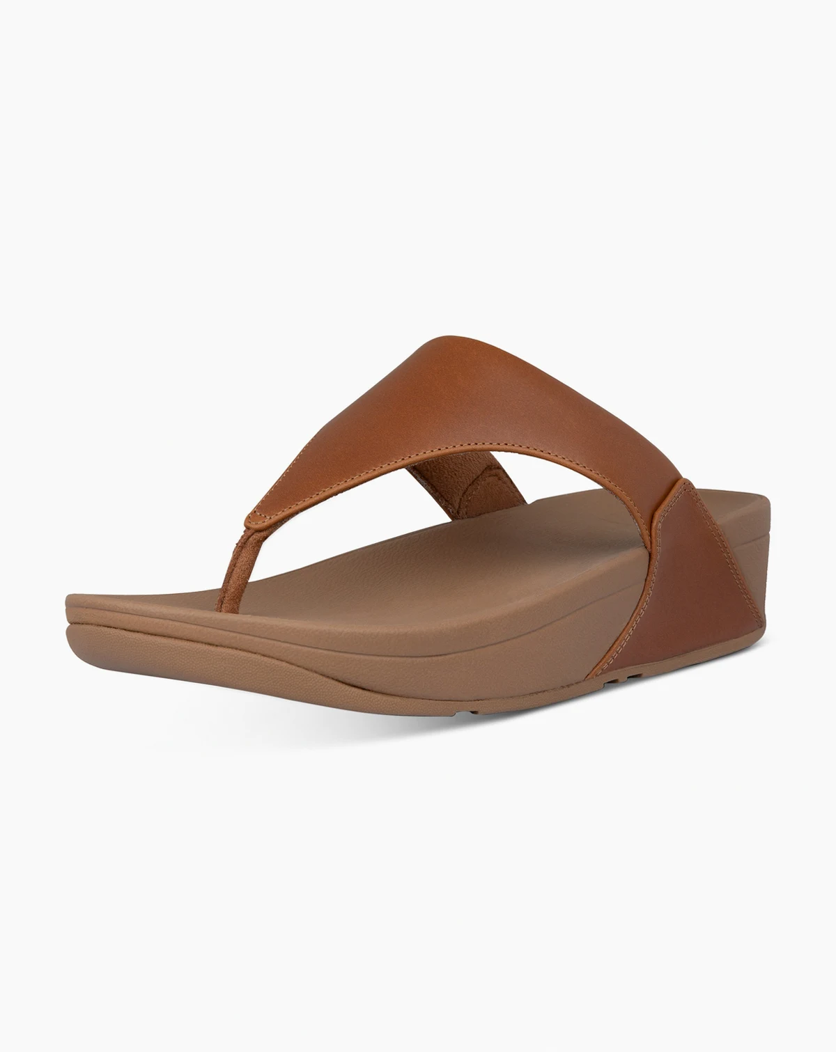 Lulu Leather Toe-Thongs Casual Sandals