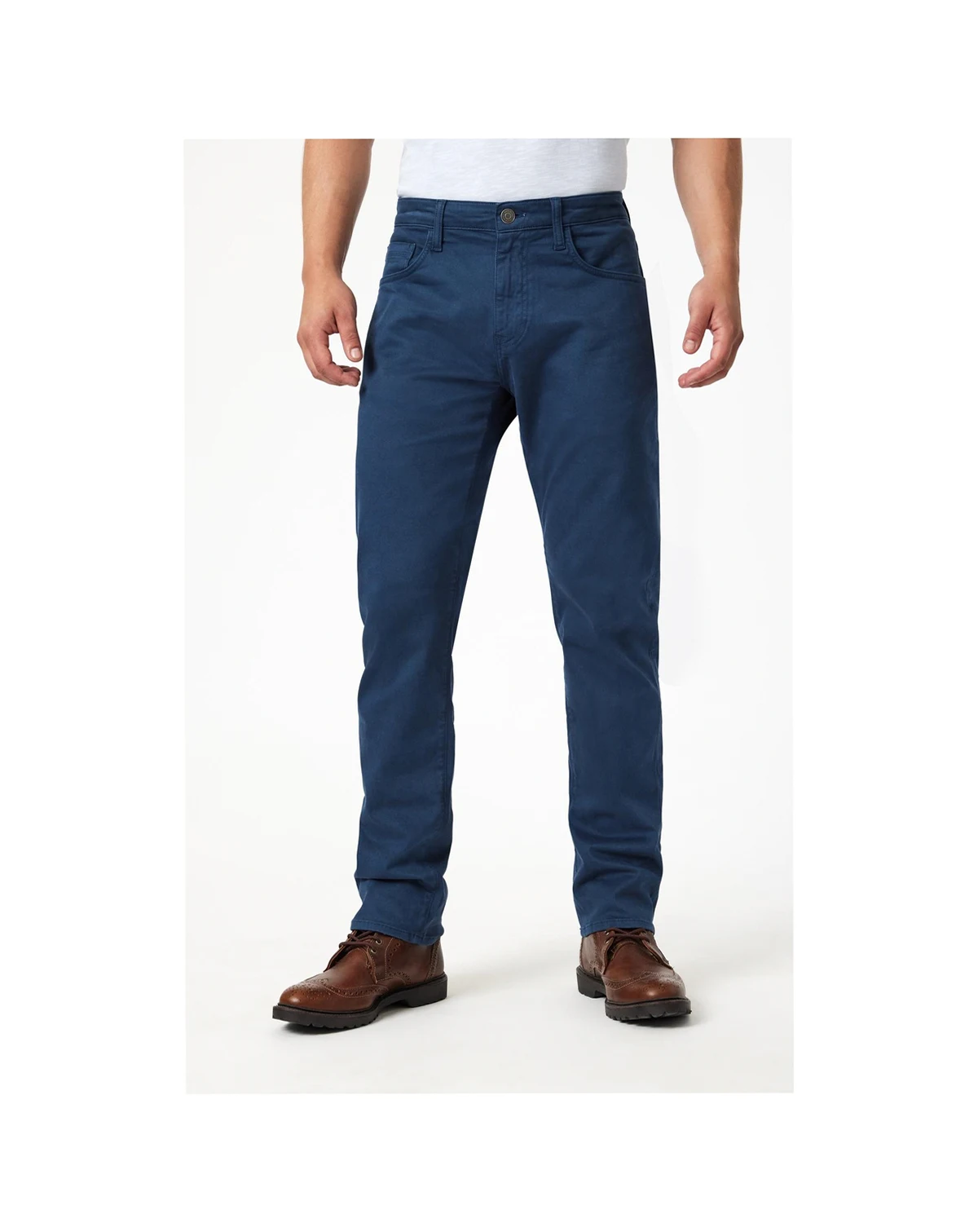 Men's Zach Straight Leg In Sky Casual Twill Pants