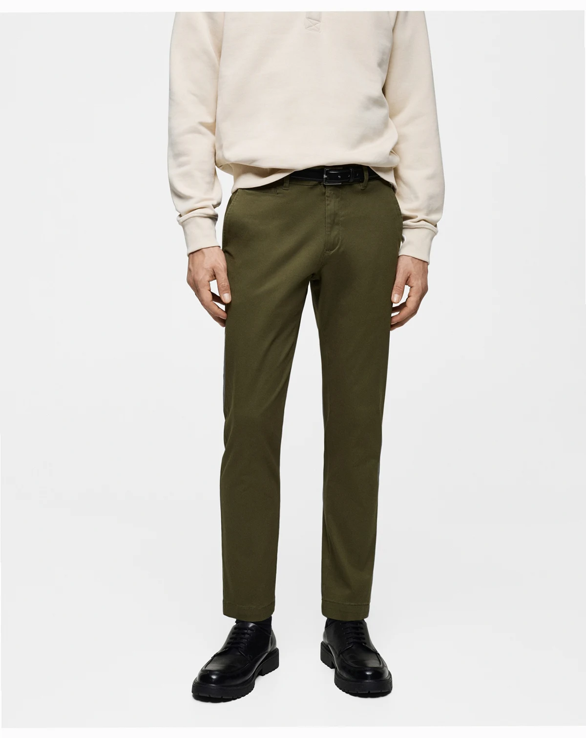 Men's Slim-Fit Tapered Crop Chino Pants