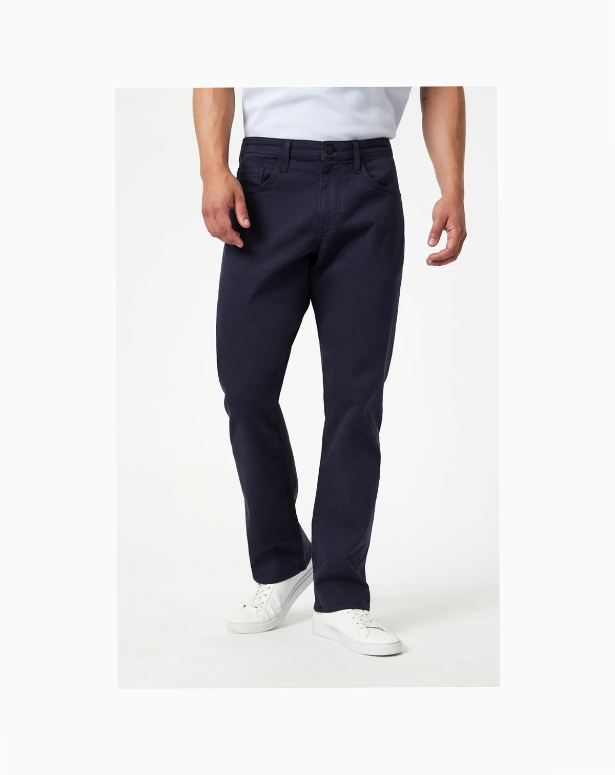 Men's Mavi Matt Relaxed Straight Leg In Dark Navy Casual Twill