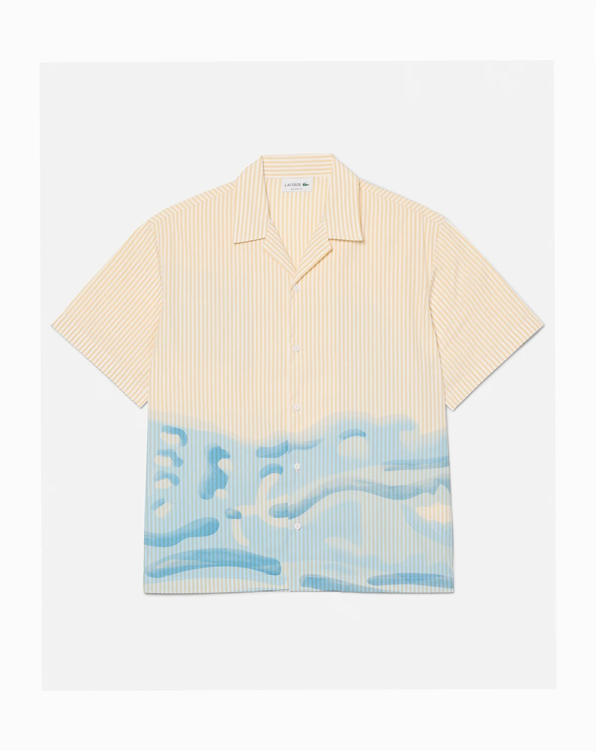 Men's Relaxed-Fit Striped Crocodile Shirt