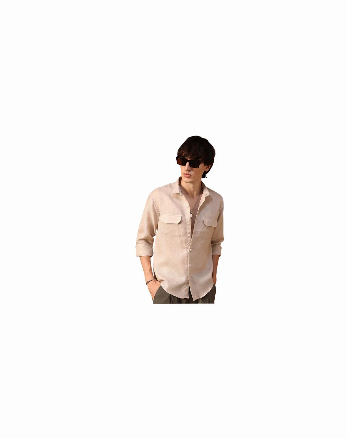 Men's Solid Utility Shirt