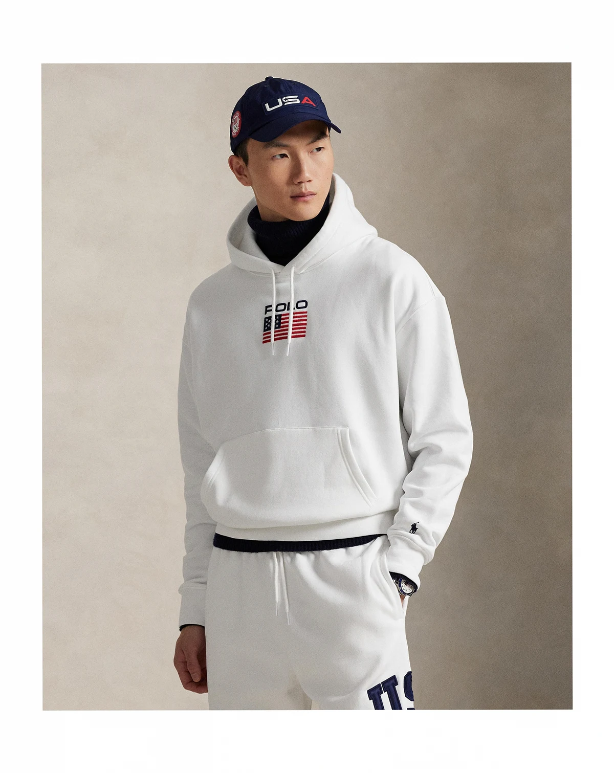 Men's Flag Fleece Hoodie