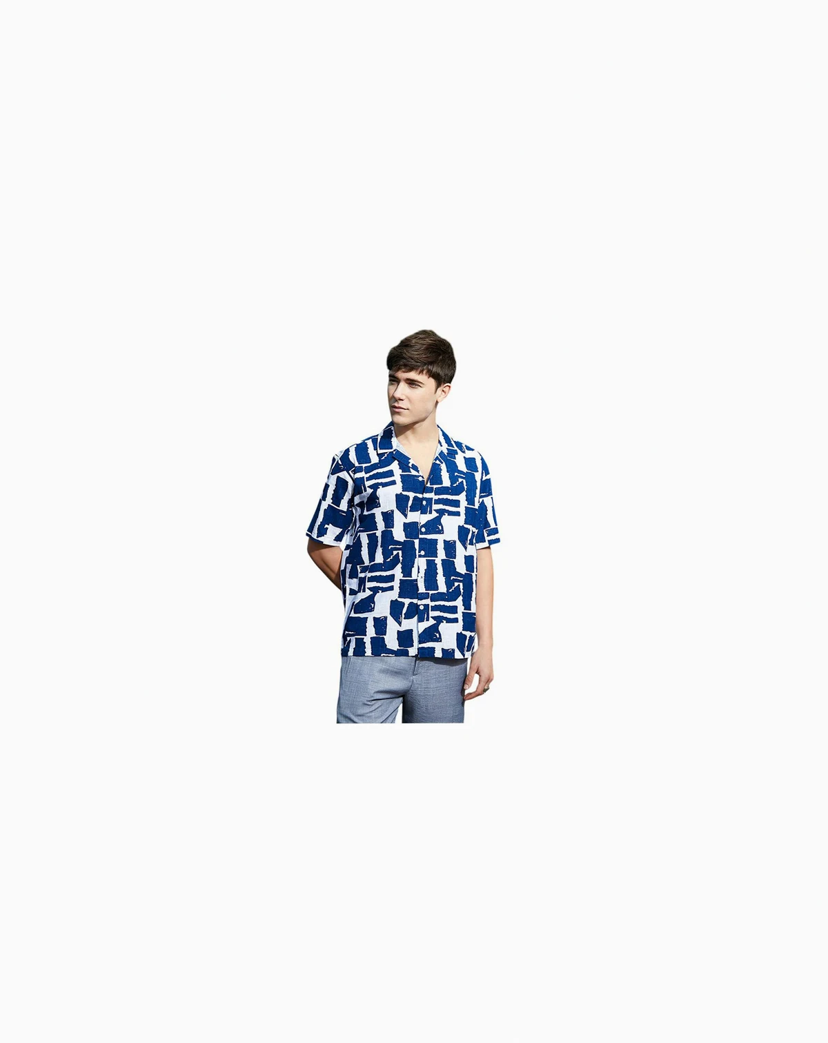 Men's Imprint Oversized Shirt