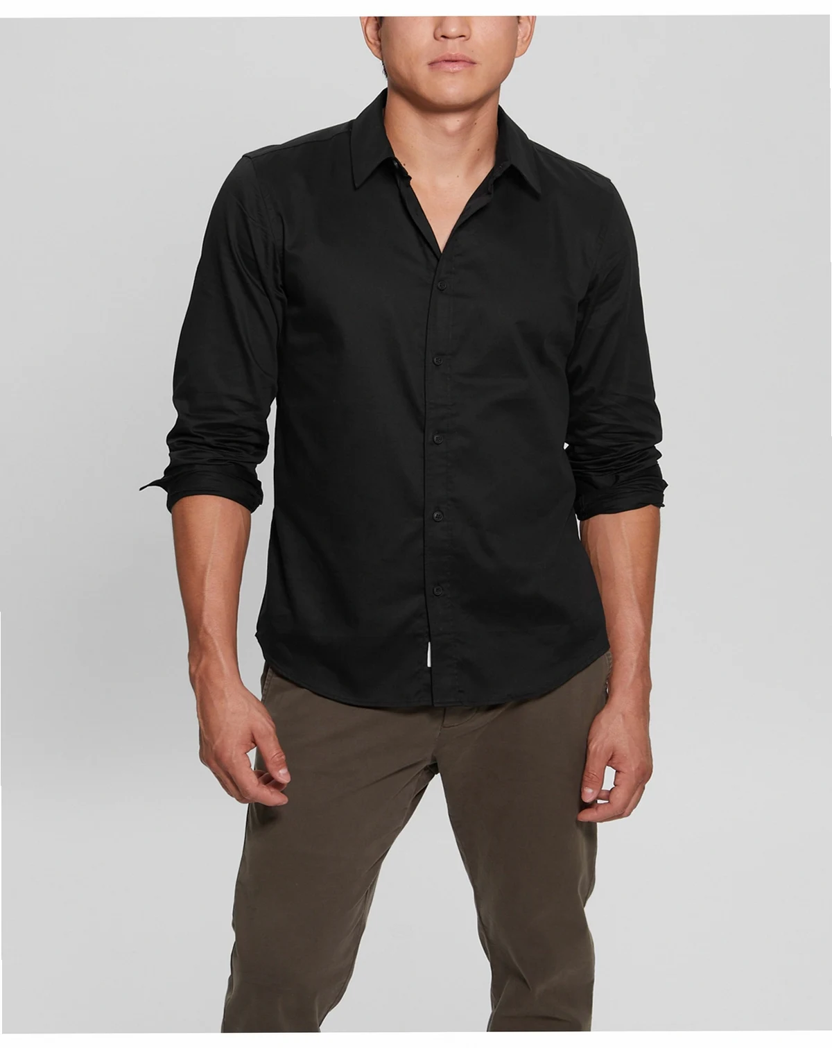 Men's Luxe Stretch Long Sleeves Shirt