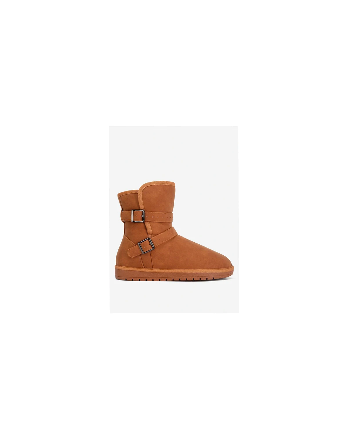 Womens basil buckle strap detail boots