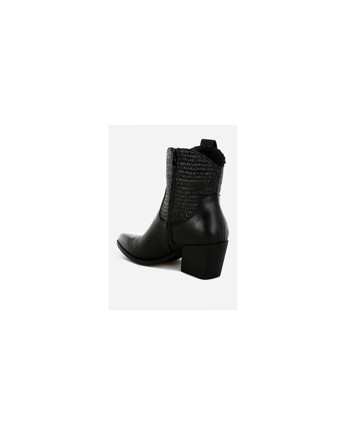 Womens Big Mood Raffia & Faux Leather Cowboy Boots