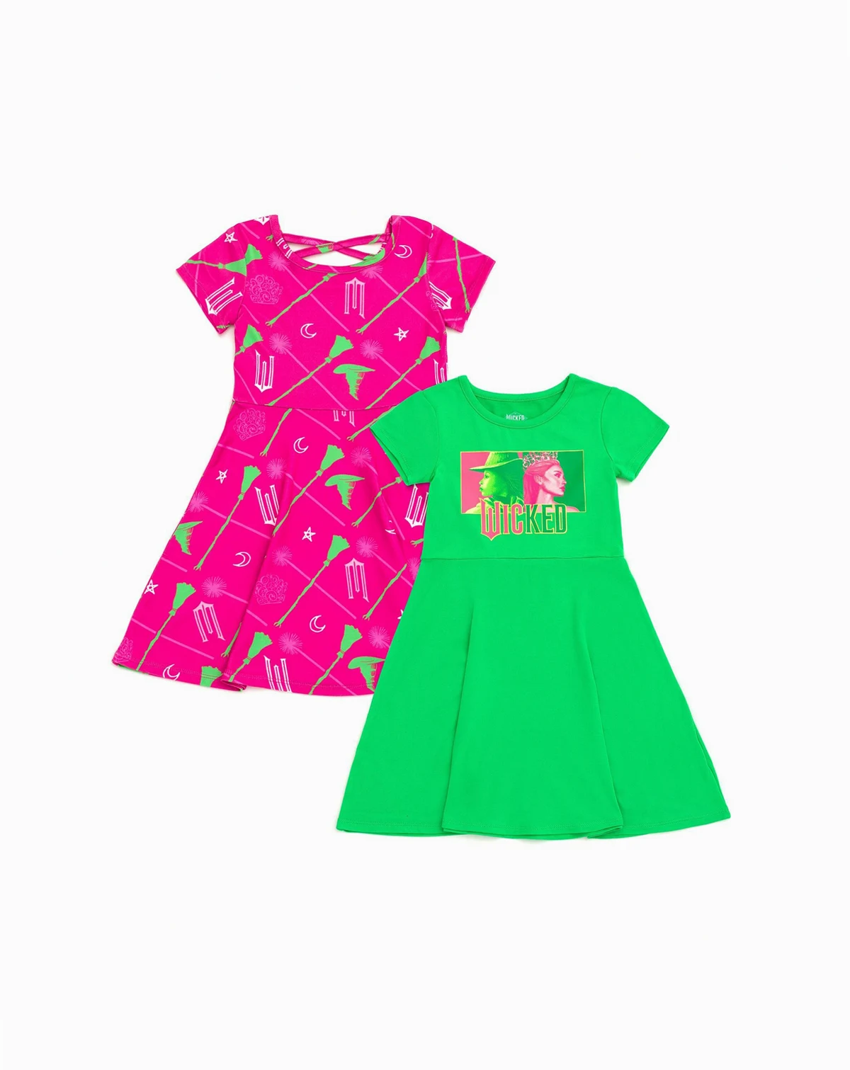 Toddler Girls 2 Pack Skater Dresses