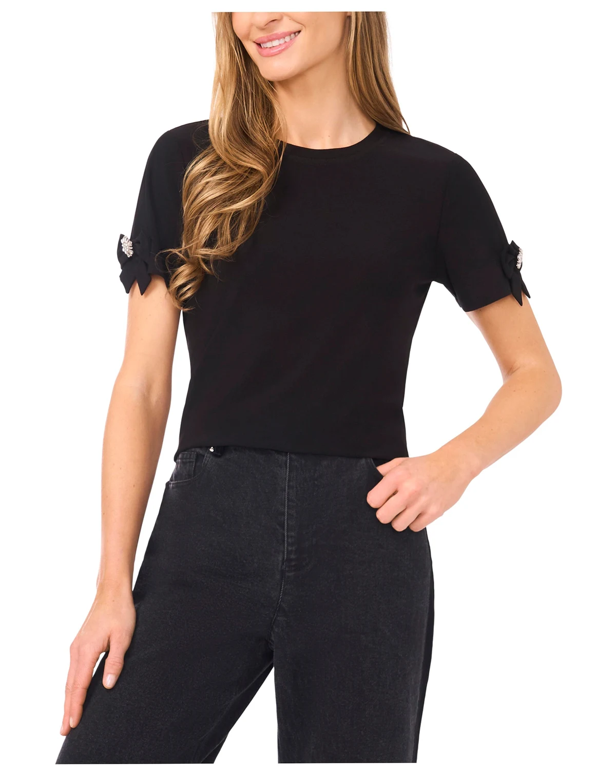 Women's Short Sleeve Knit Top