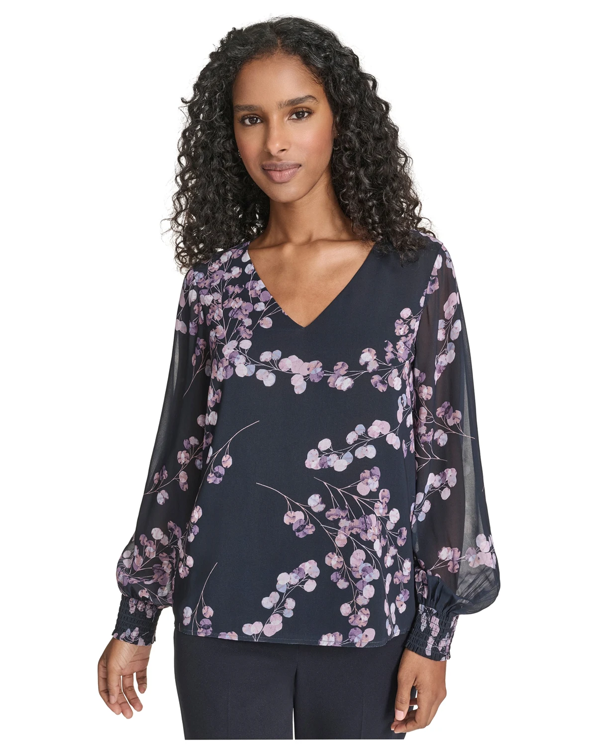 Women's Printed Long Sleeve Top